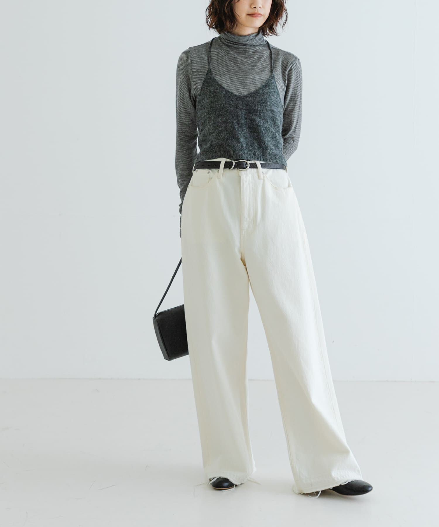 URBAN RESEARCH「ヘアリーニットビスチェ」|キャミソール|