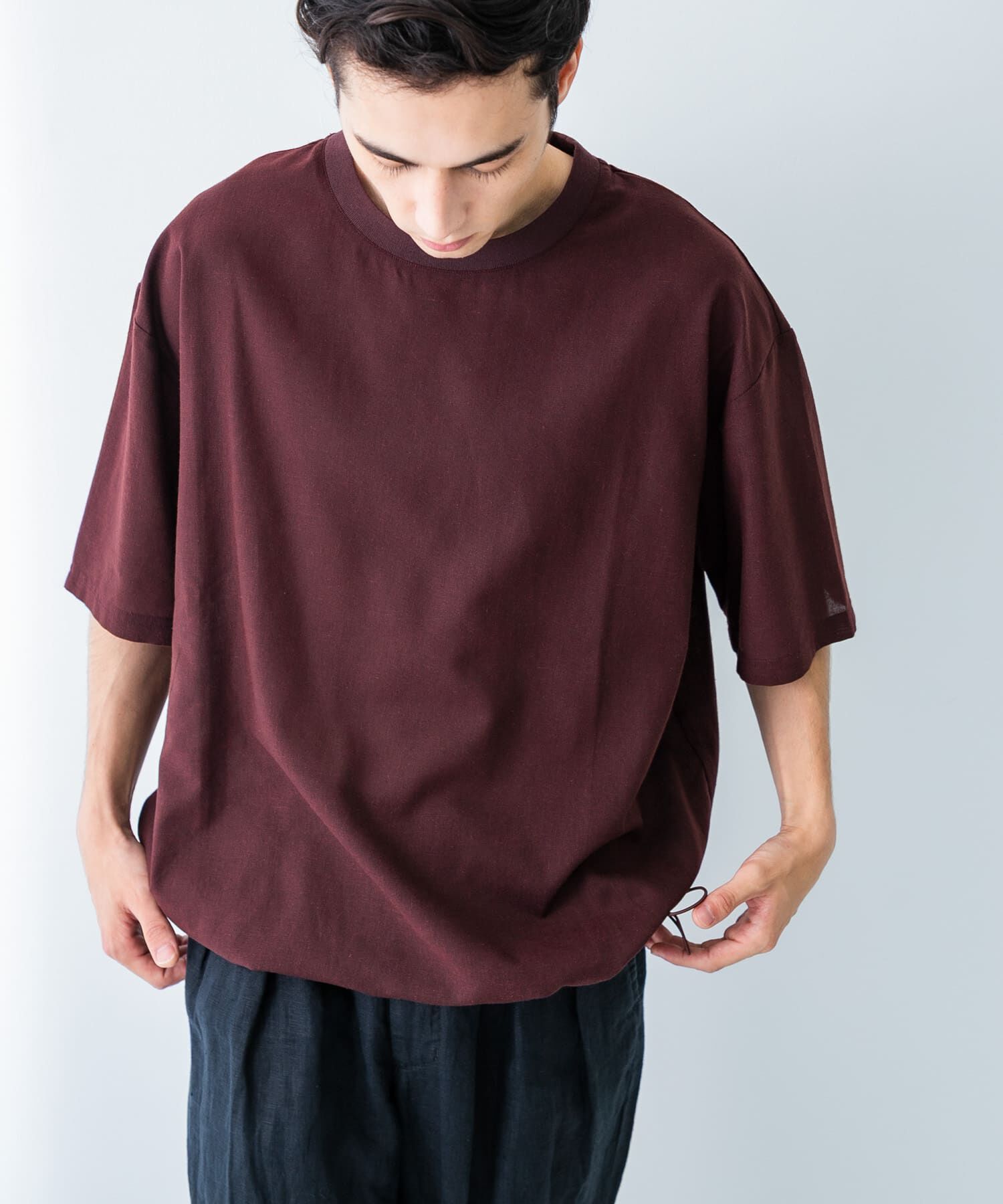 URBAN RESEARCH「『UR TECH DRYLUXE』高機能リネンTシャツ」|Tシャツ・カットソー|