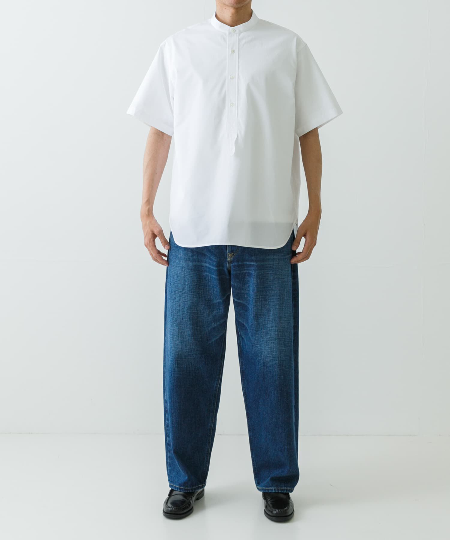 URBAN RESEARCH「new basic　THOMAS MASON BAND PULLOVER SHIRTS」|シャツ・ブラウス|