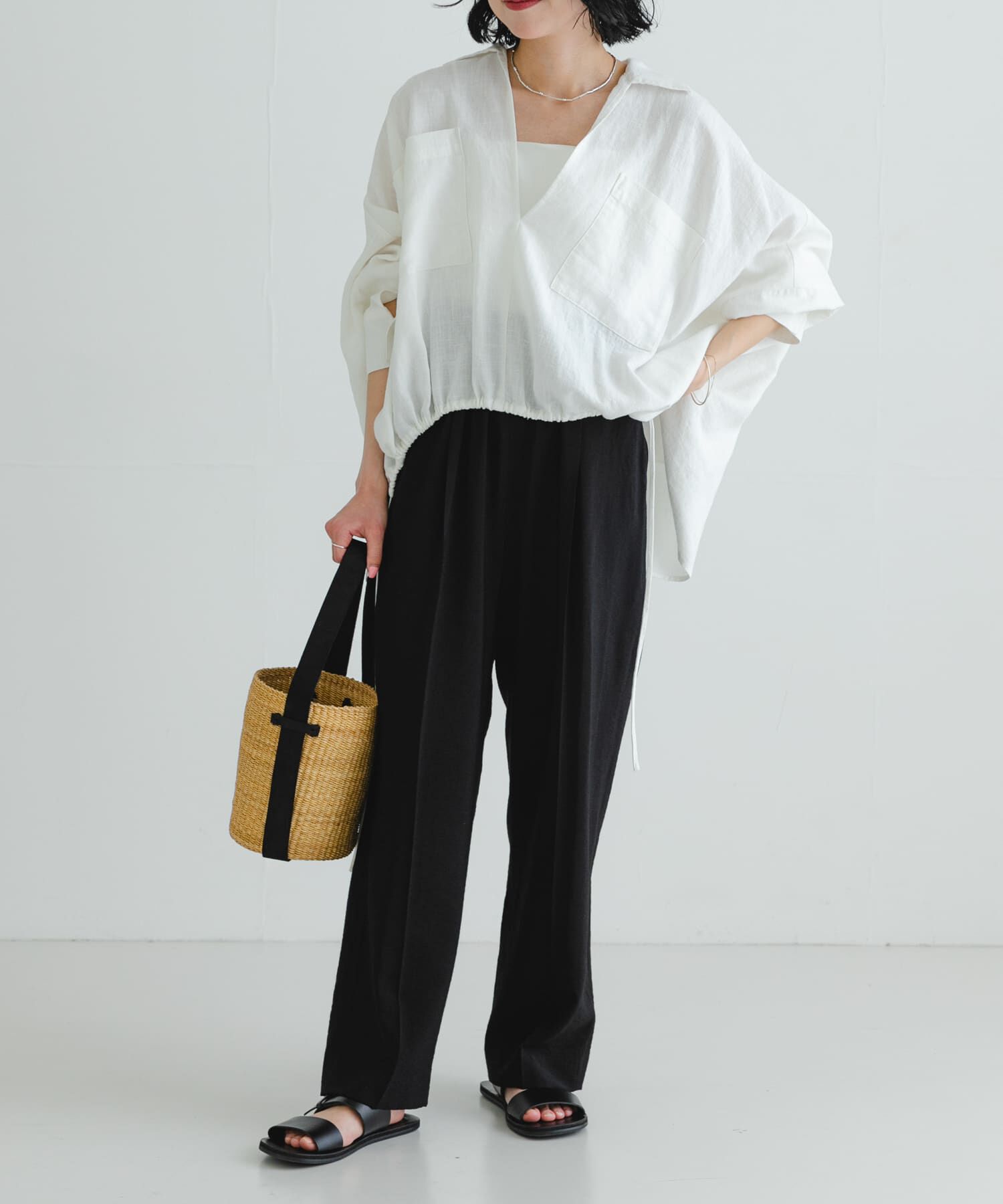 URBAN RESEARCH「『3サイズ展開』ポプリンイージーテーパードパンツ」|その他|