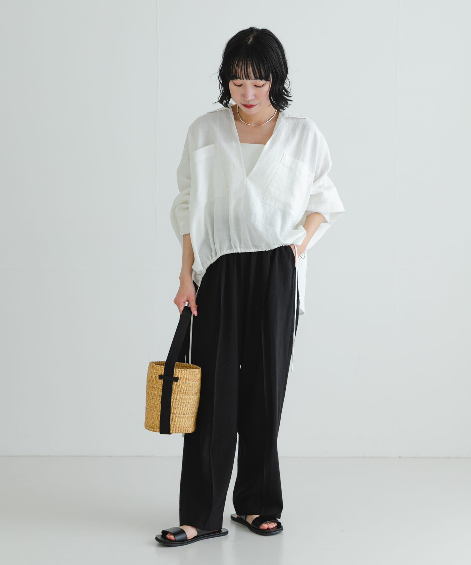 URBAN RESEARCH「『3サイズ展開』ポプリンイージーテーパードパンツ」|その他|