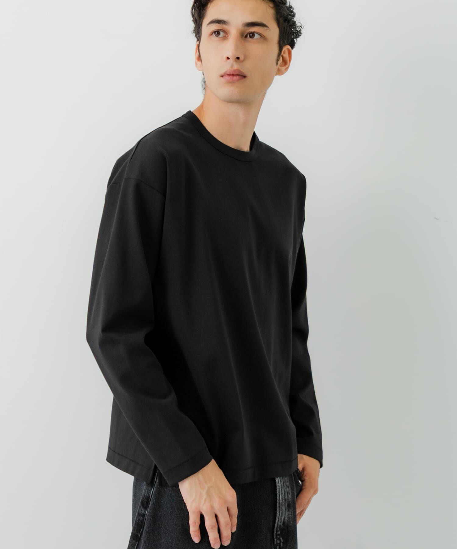 URBAN RESEARCH「コットンナイロンスムージーロングスリーブ」|Tシャツ・カットソー|