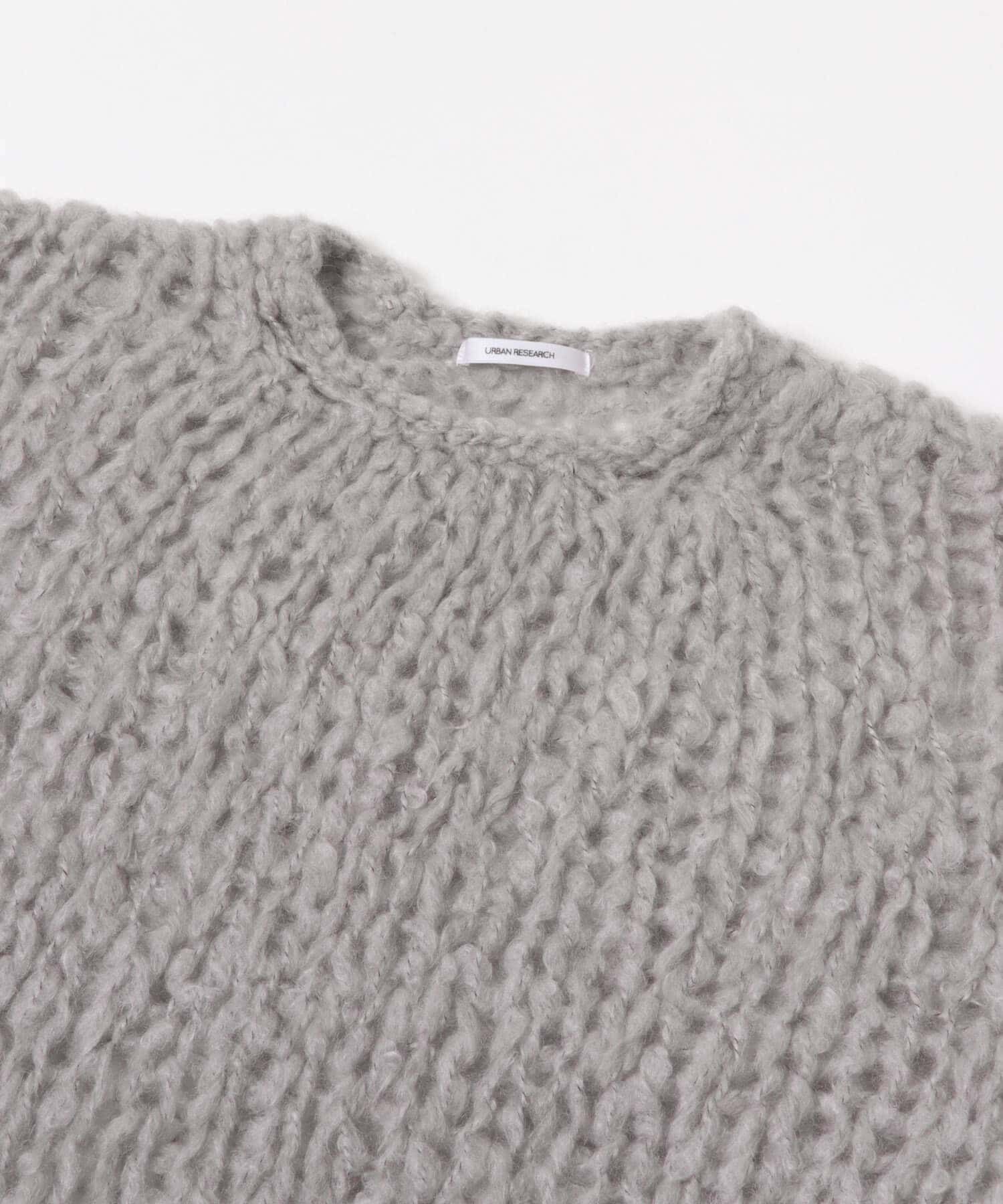 URBAN RESEARCH「モヘヤルーズハンドニット」|ニット・セーター|