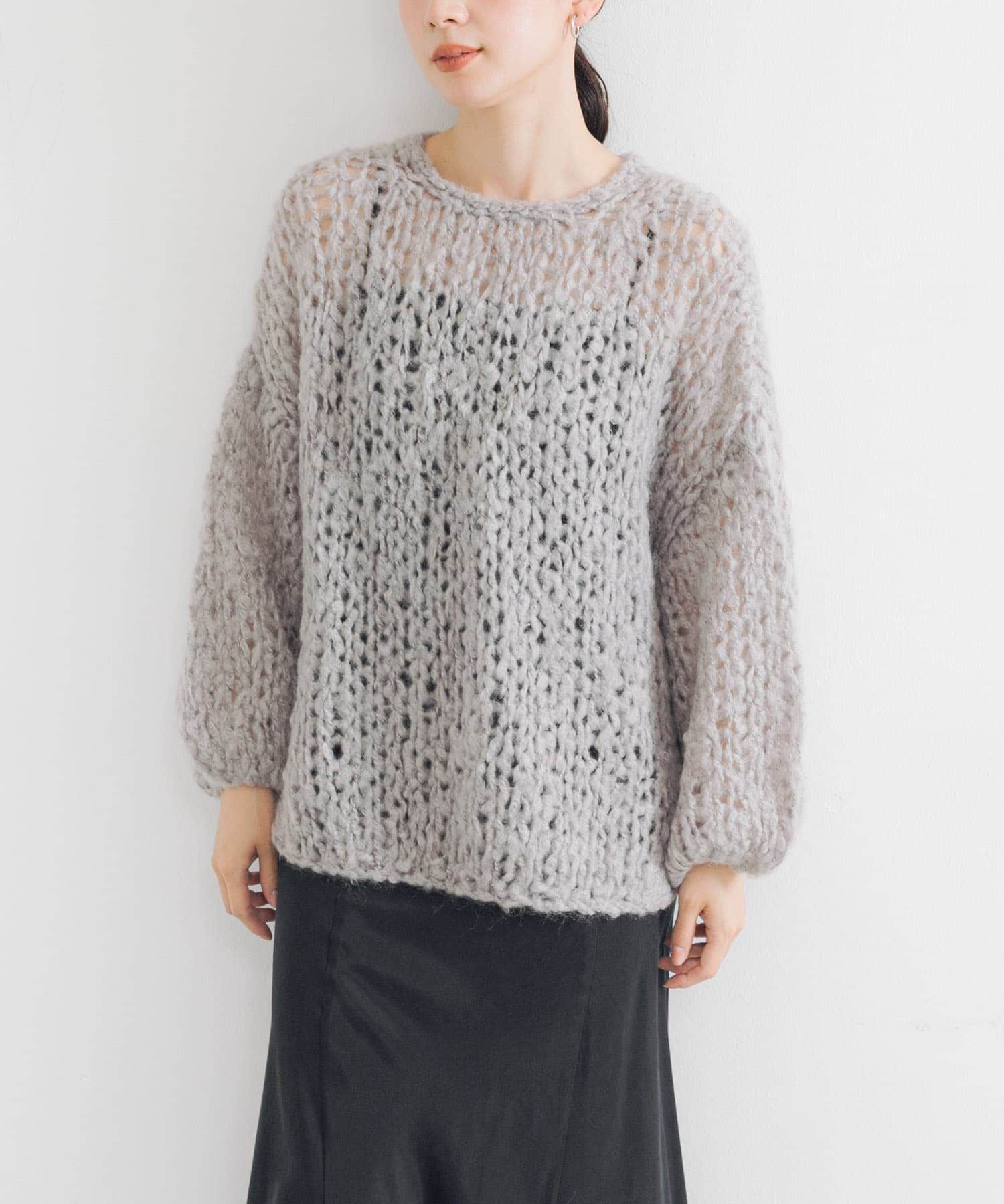 URBAN RESEARCH「モヘヤルーズハンドニット」|ニット・セーター|