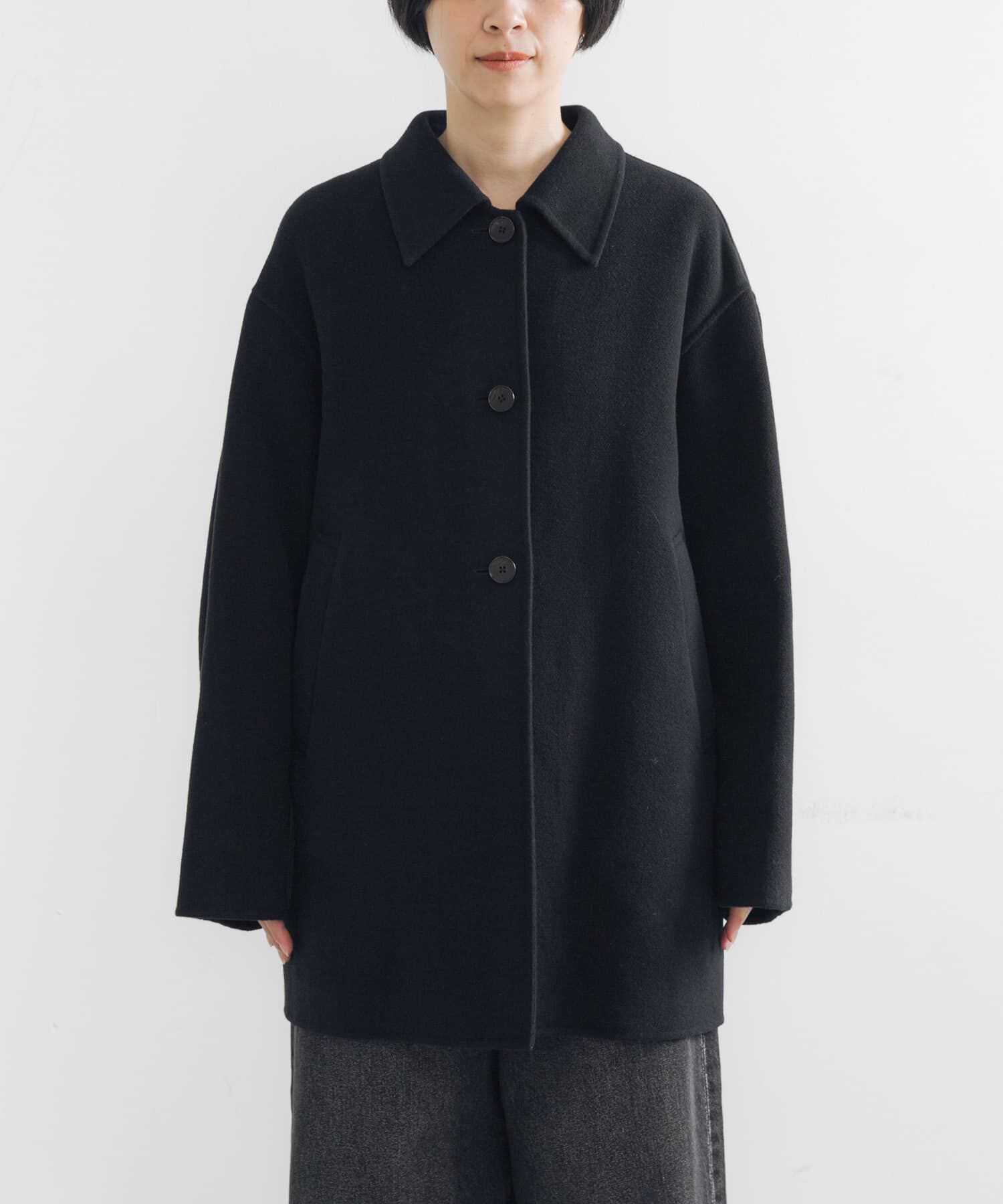 URBAN RESEARCH「スーパー140ステンカラーリバーミドルコート」|ステンカラーコート|