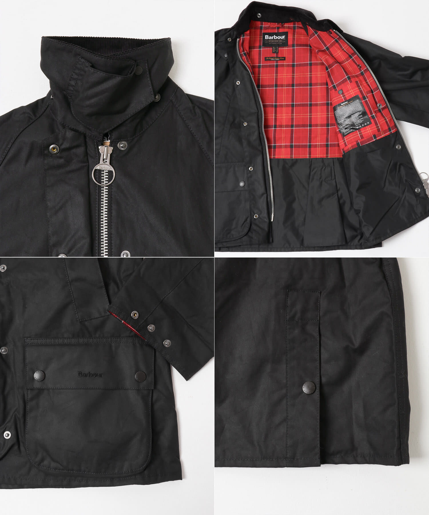URBAN RESEARCH「Barbour　bedale wax jacket」|ノーカラーコート|