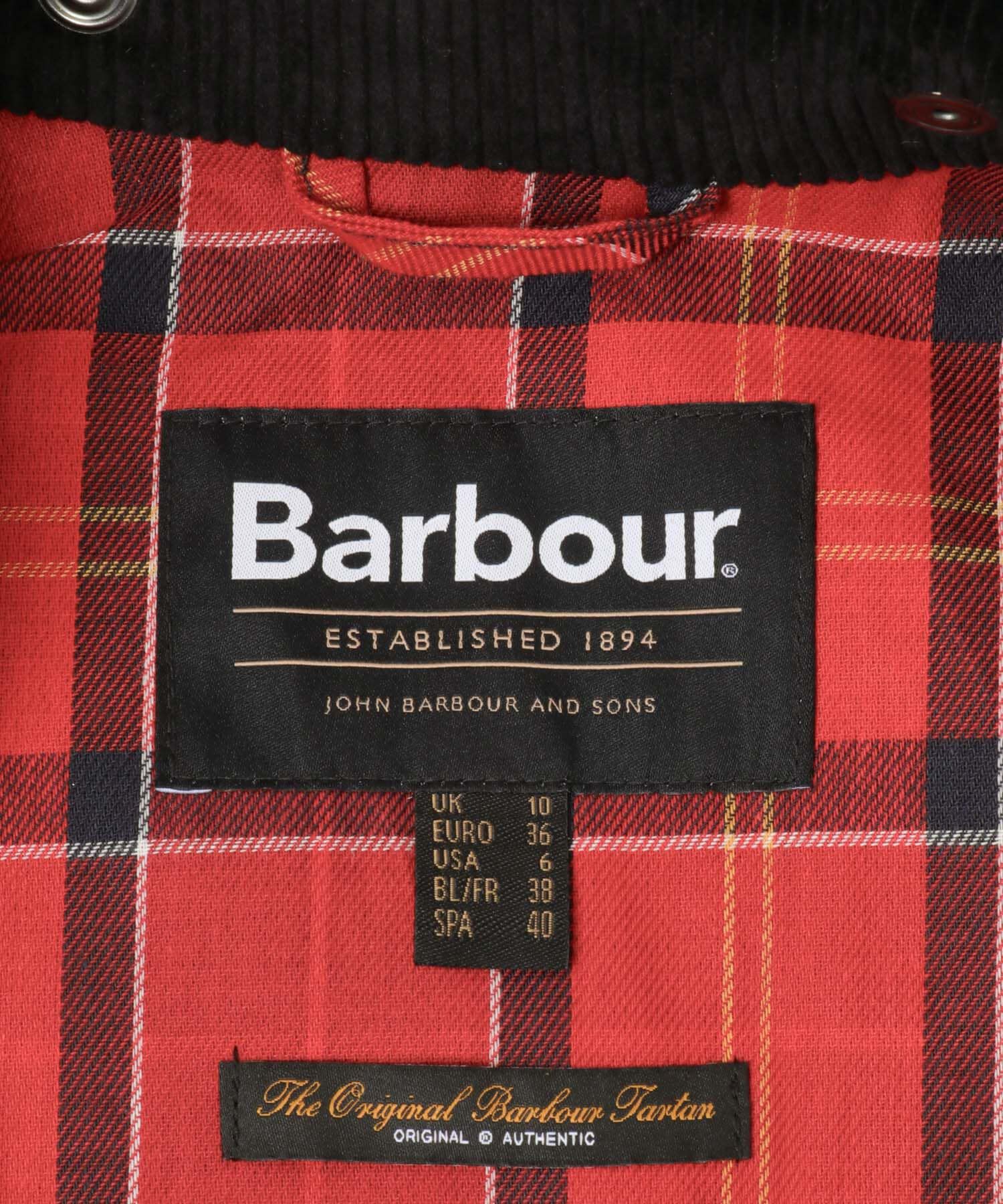 URBAN RESEARCH「Barbour　bedale wax jacket」|ノーカラーコート|