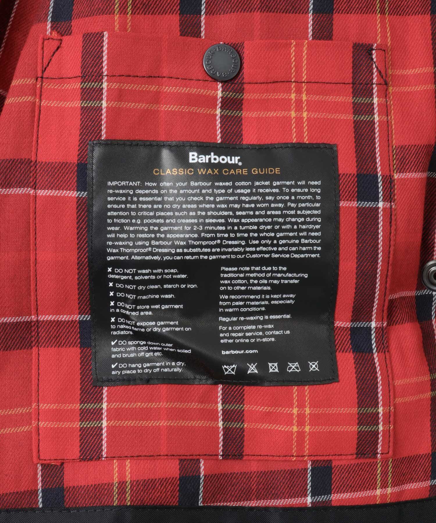 URBAN RESEARCH「Barbour　bedale wax jacket」|ノーカラーコート|