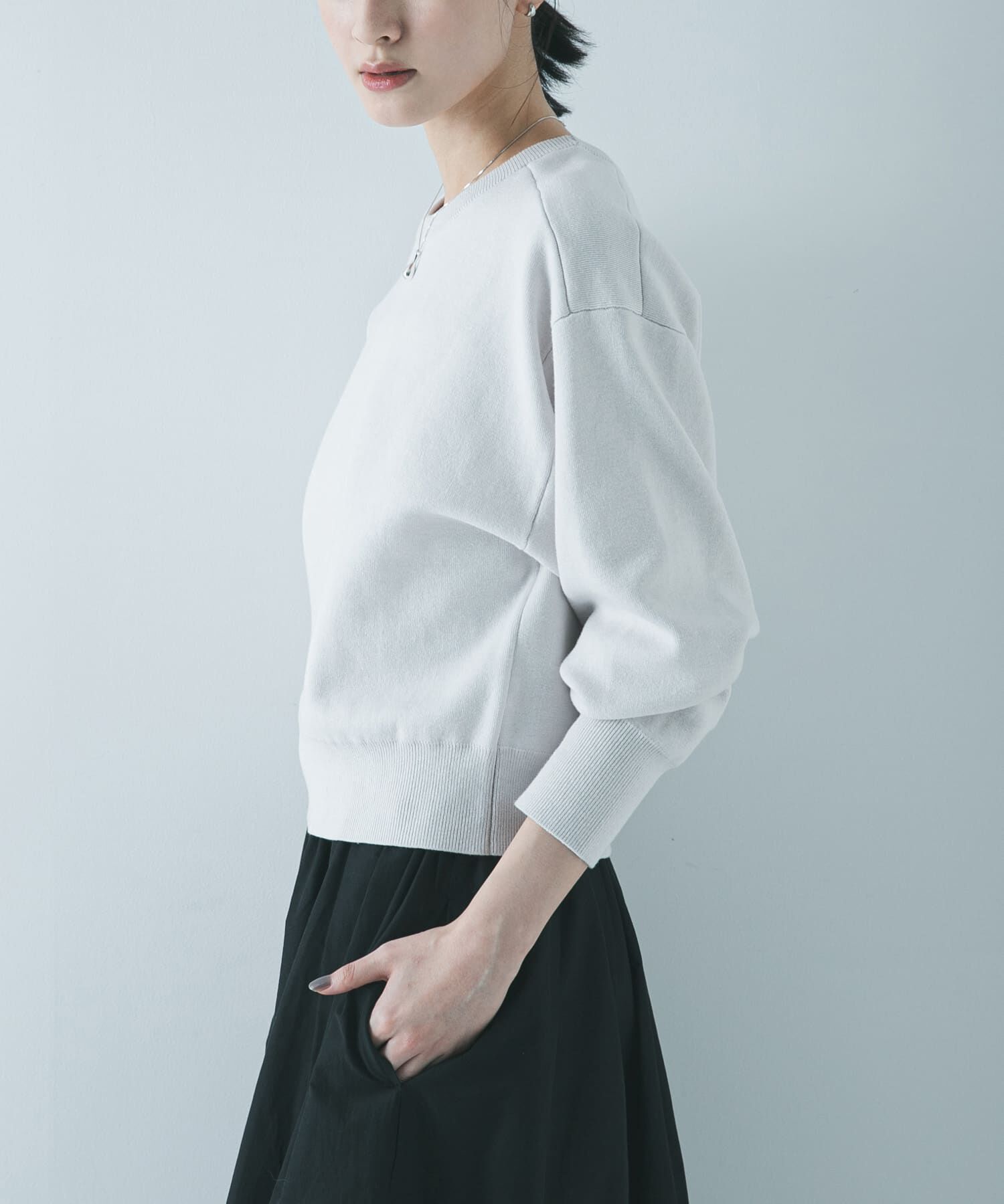 URBAN RESEARCH「ダブルフェイスクルーネックニット」|ニット・セーター|