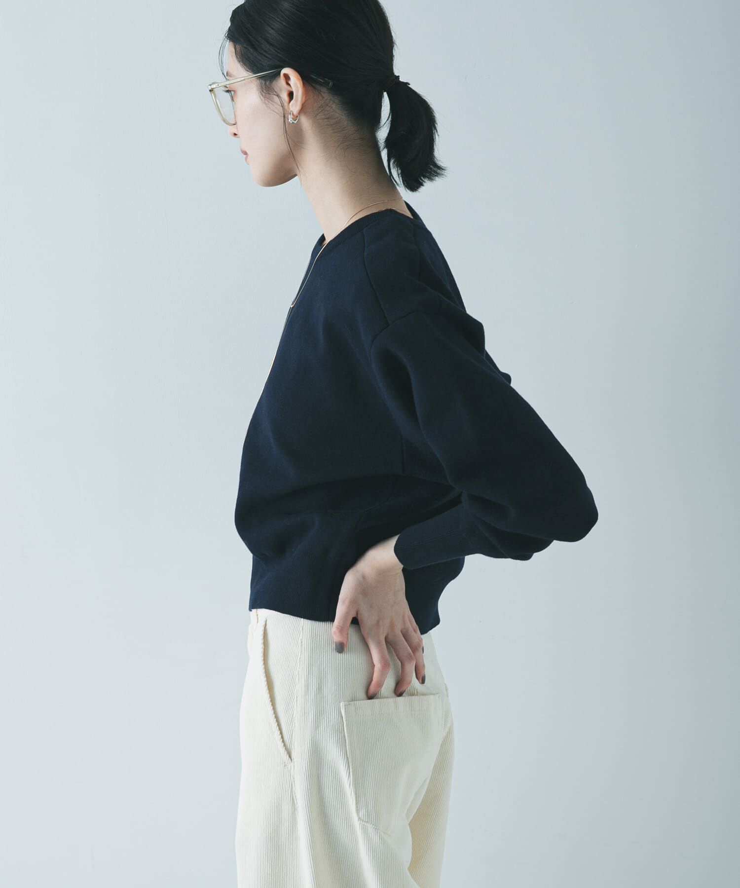 URBAN RESEARCH「ダブルフェイスクルーネックニット」|ニット・セーター|