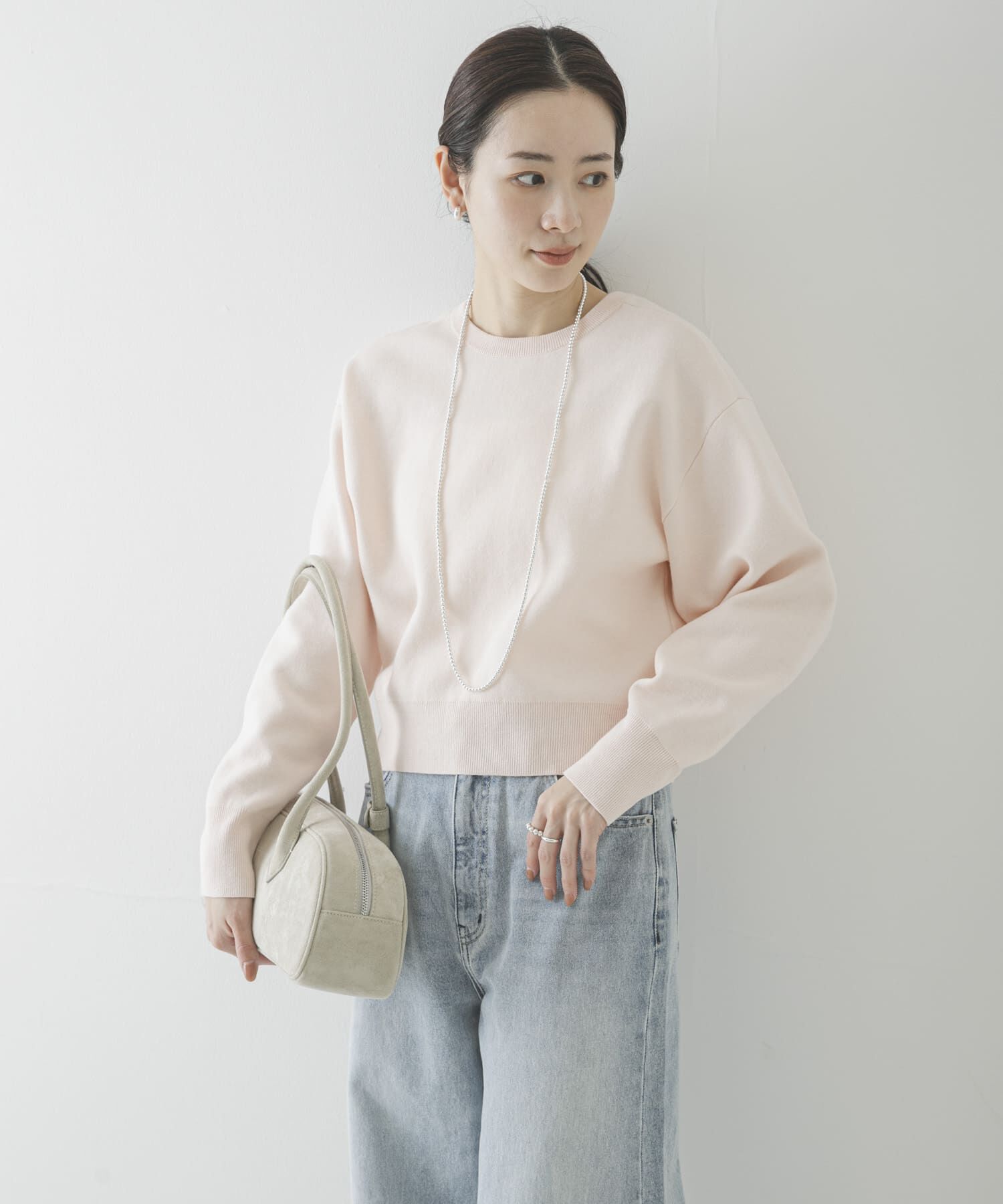 URBAN RESEARCH「ダブルフェイスクルーネックニット」|ニット・セーター|