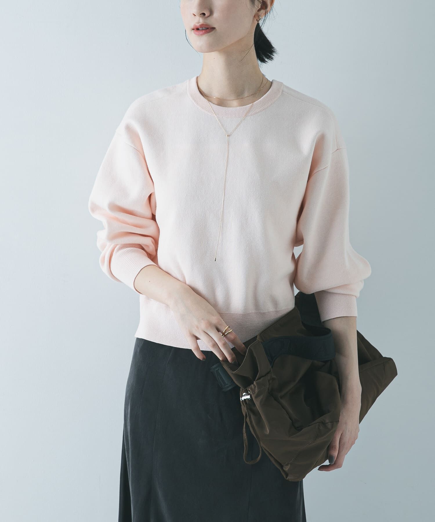 URBAN RESEARCH「ダブルフェイスクルーネックニット」|ニット・セーター|