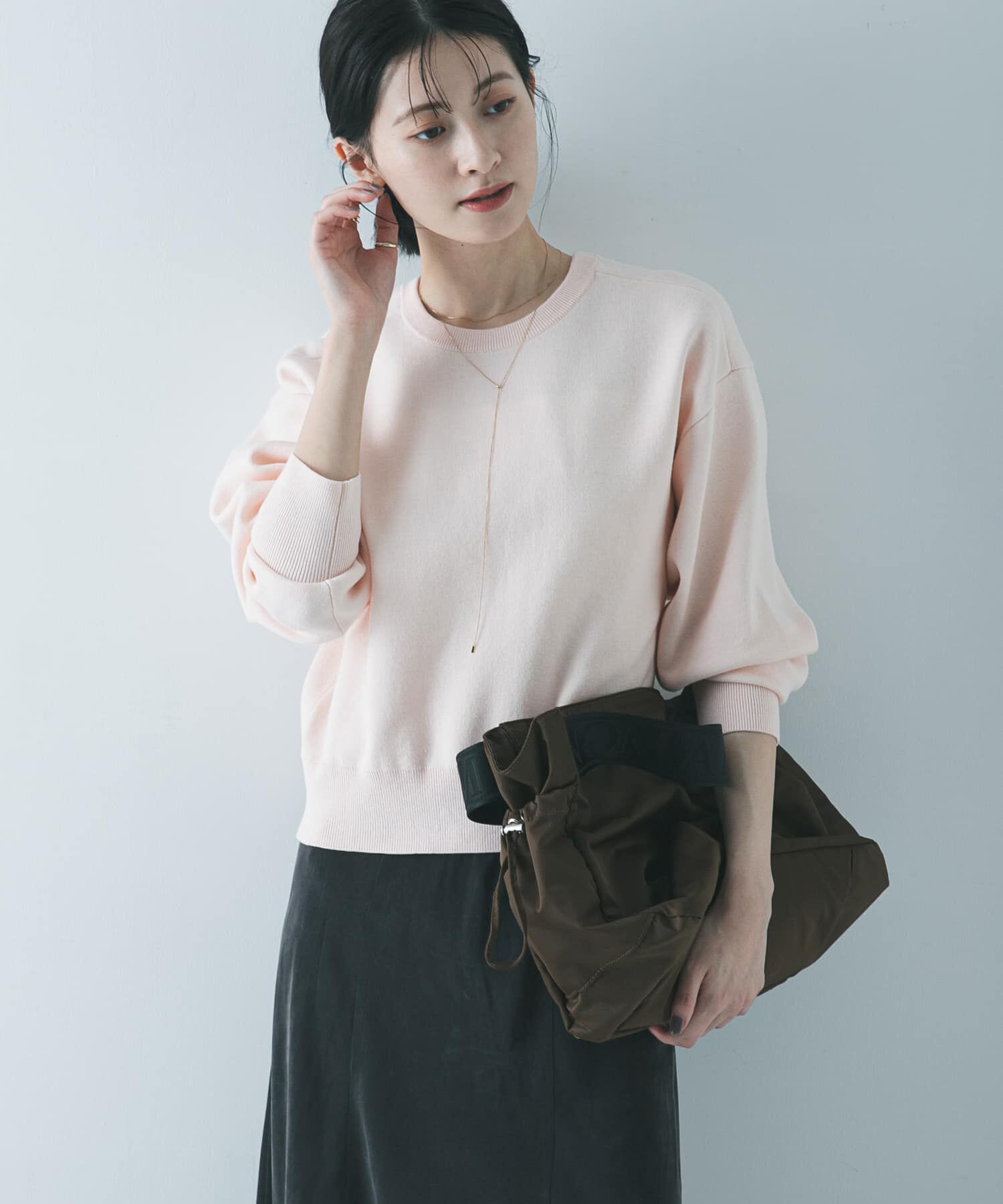 URBAN RESEARCH「ダブルフェイスクルーネックニット」|ニット・セーター|