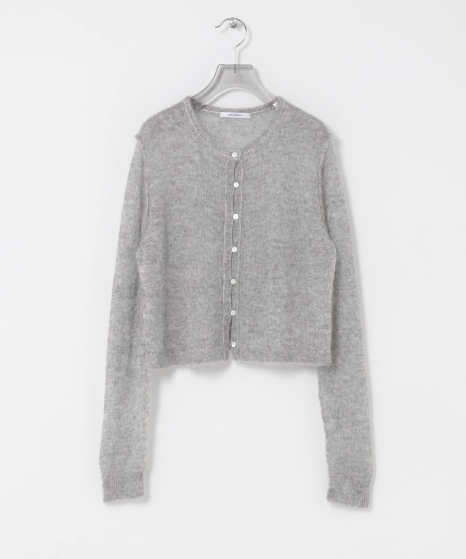 URBAN RESEARCH「シアーモヘヤカーディガン」|カーディガン|