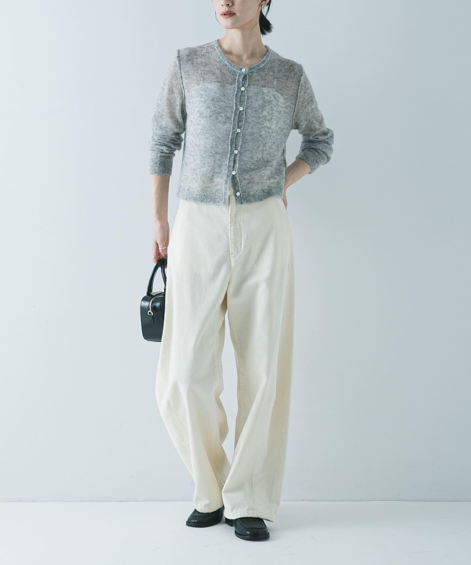 URBAN RESEARCH「シアーモヘヤカーディガン」|カーディガン|