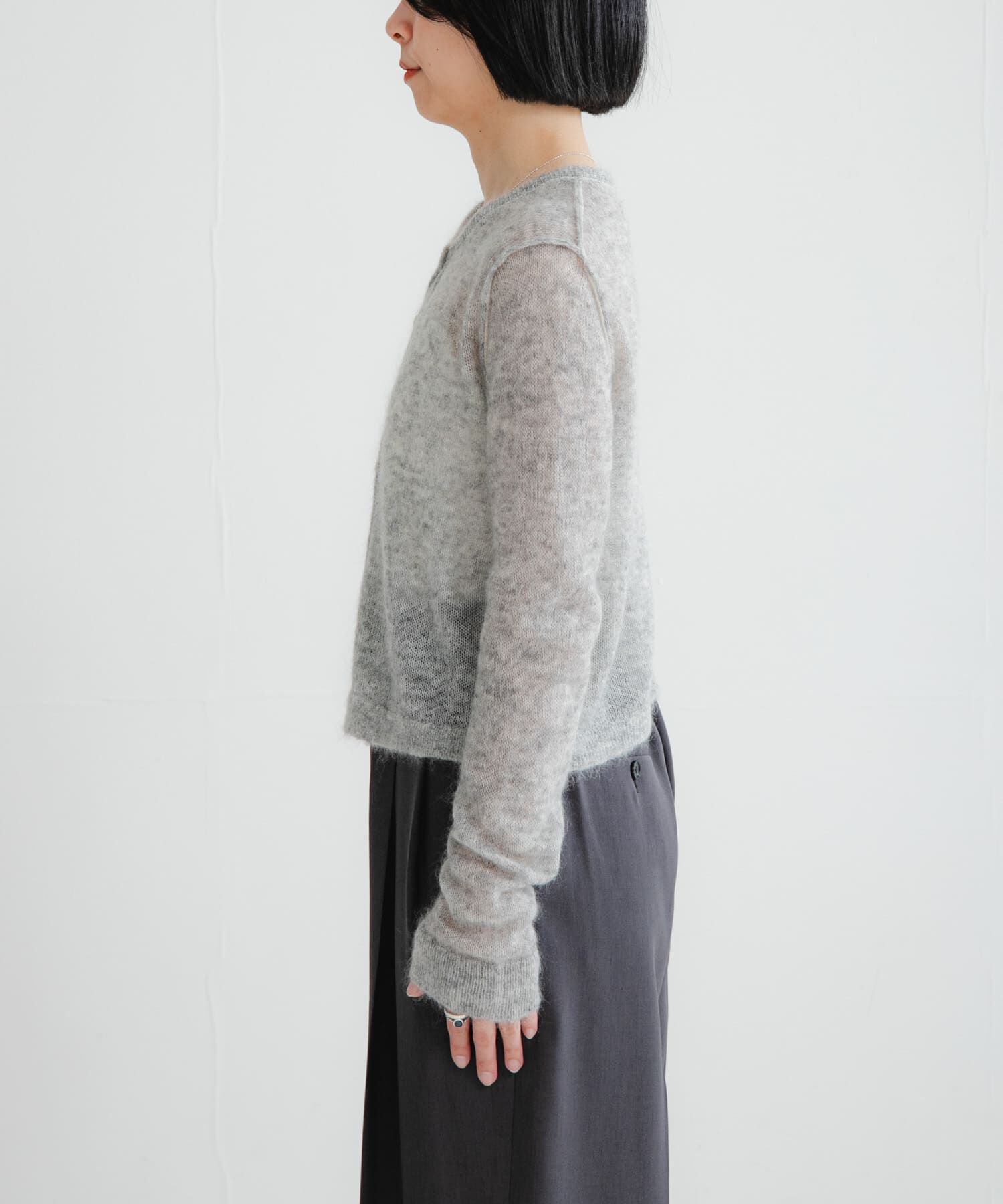 URBAN RESEARCH「シアーモヘヤカーディガン」|カーディガン|