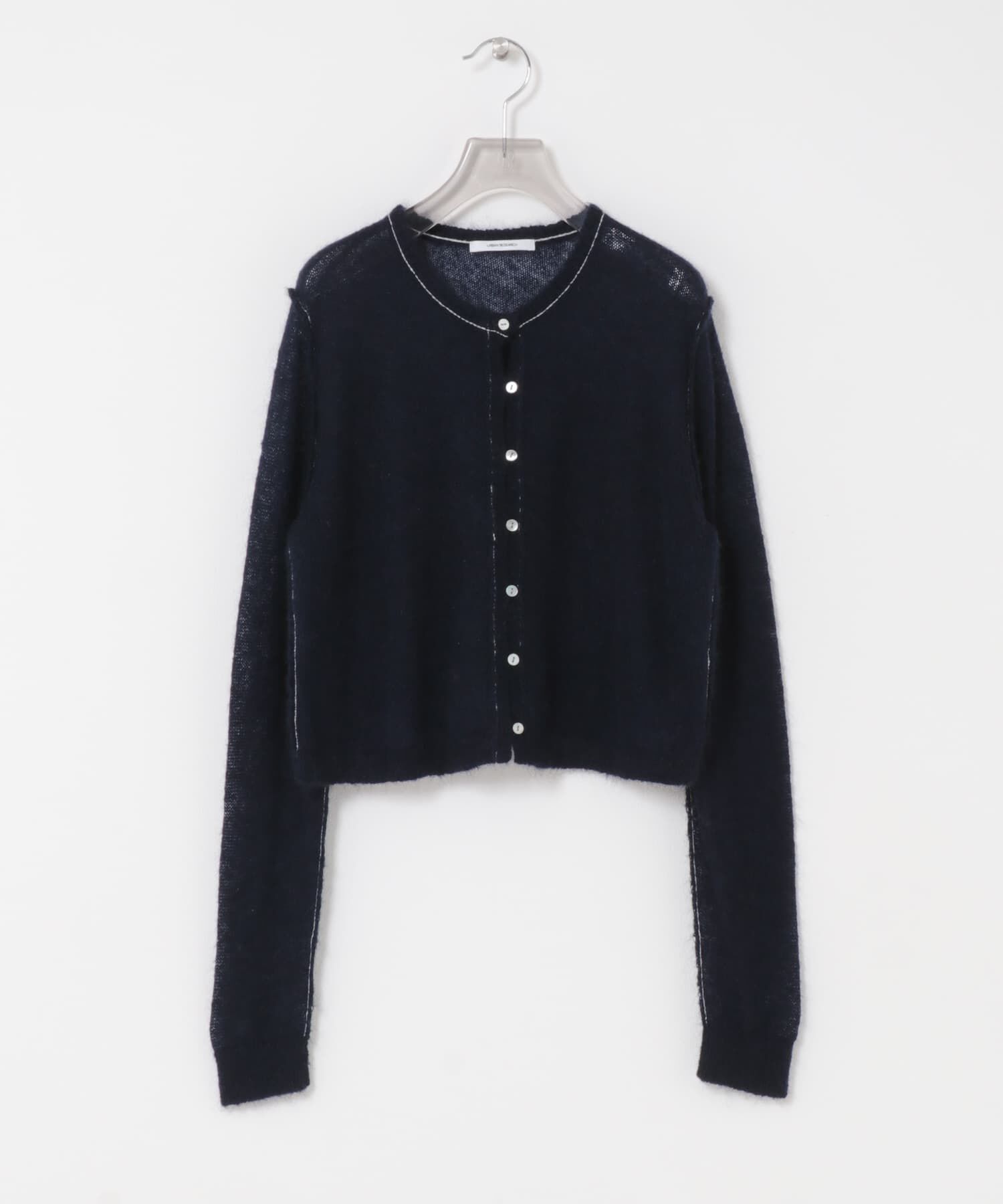 URBAN RESEARCH「シアーモヘヤカーディガン」|カーディガン|