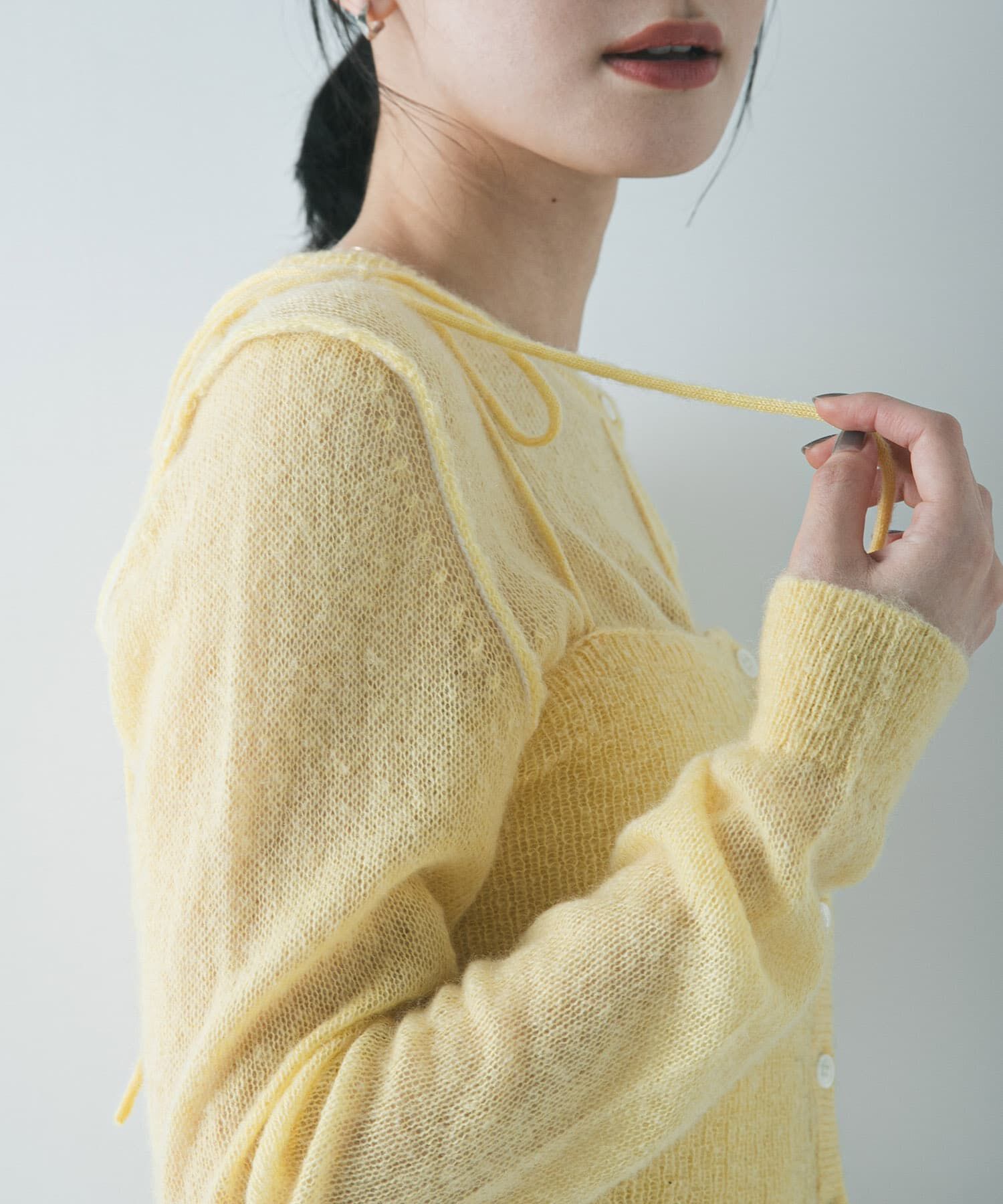 URBAN RESEARCH「シアーモヘヤカーディガン」|カーディガン|