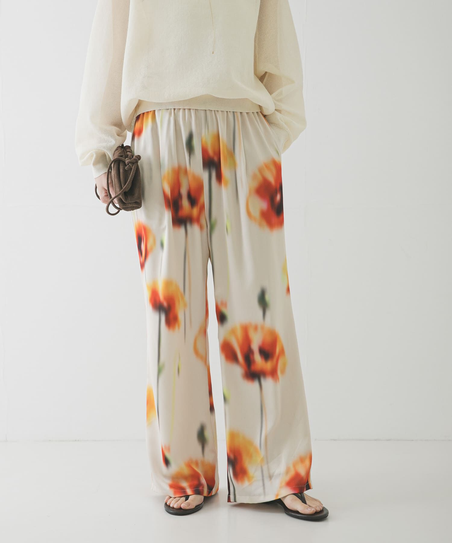 URBAN RESEARCH「ポピーフラワーギャザーパンツ」|その他|