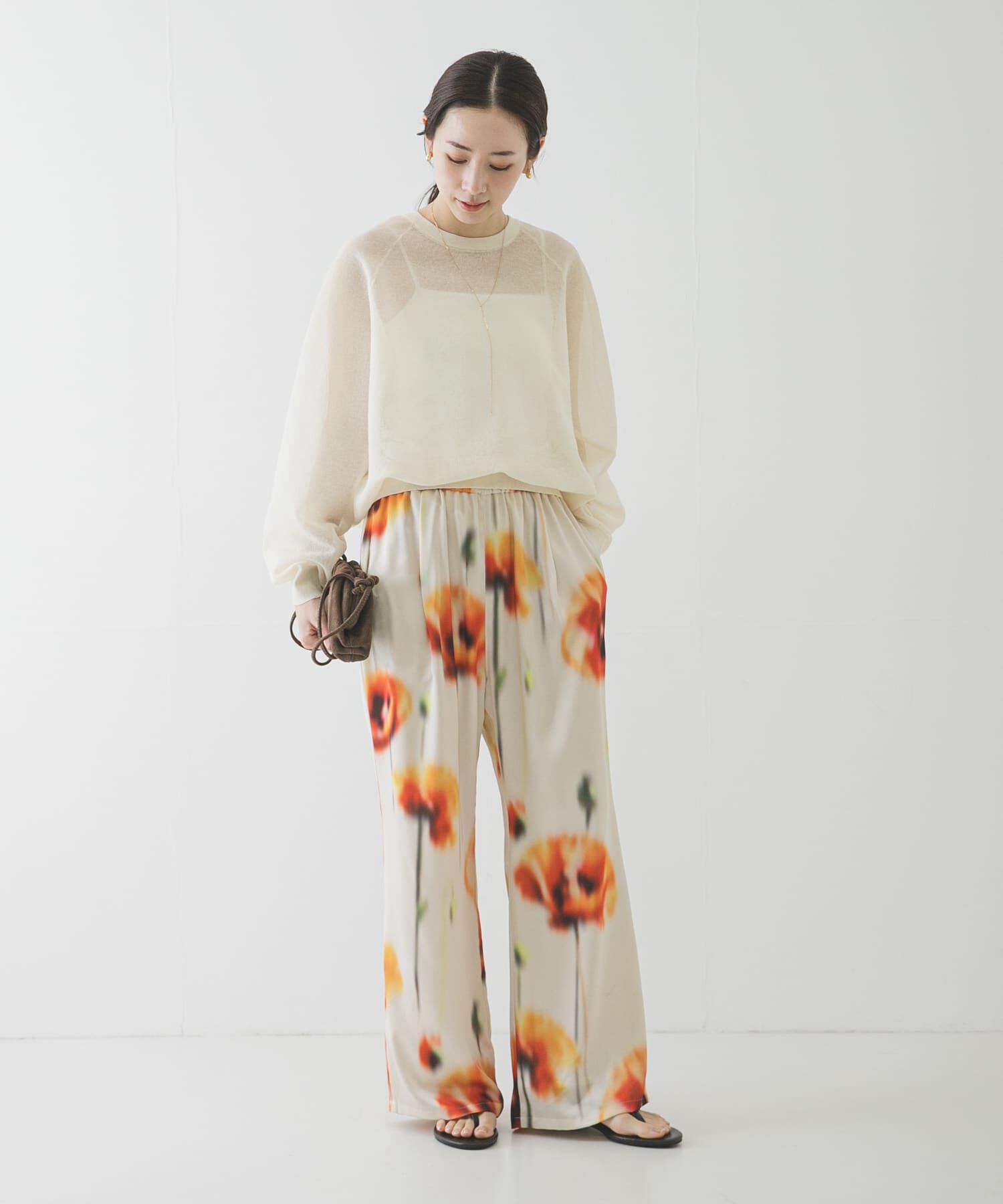 URBAN RESEARCH「ポピーフラワーギャザーパンツ」|その他|