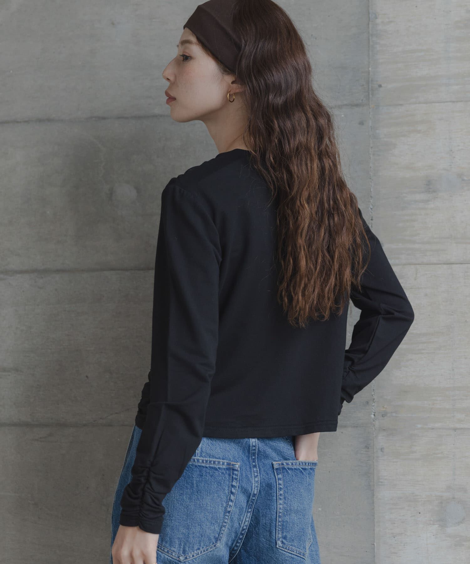 Sonny Label 「シャーリングデザインプルオーバー」|Tシャツ・カットソー|