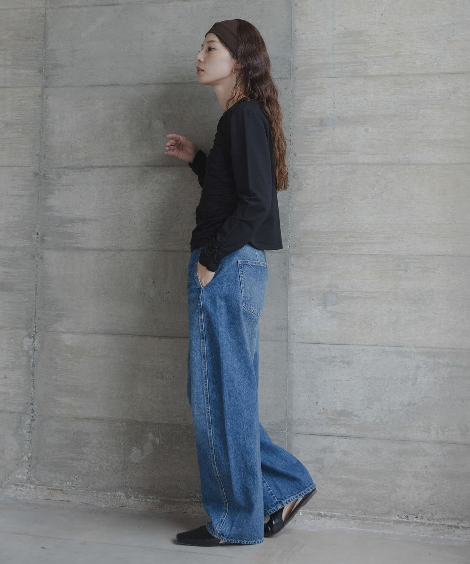 Sonny Label 「シャーリングデザインプルオーバー」|Tシャツ・カットソー|