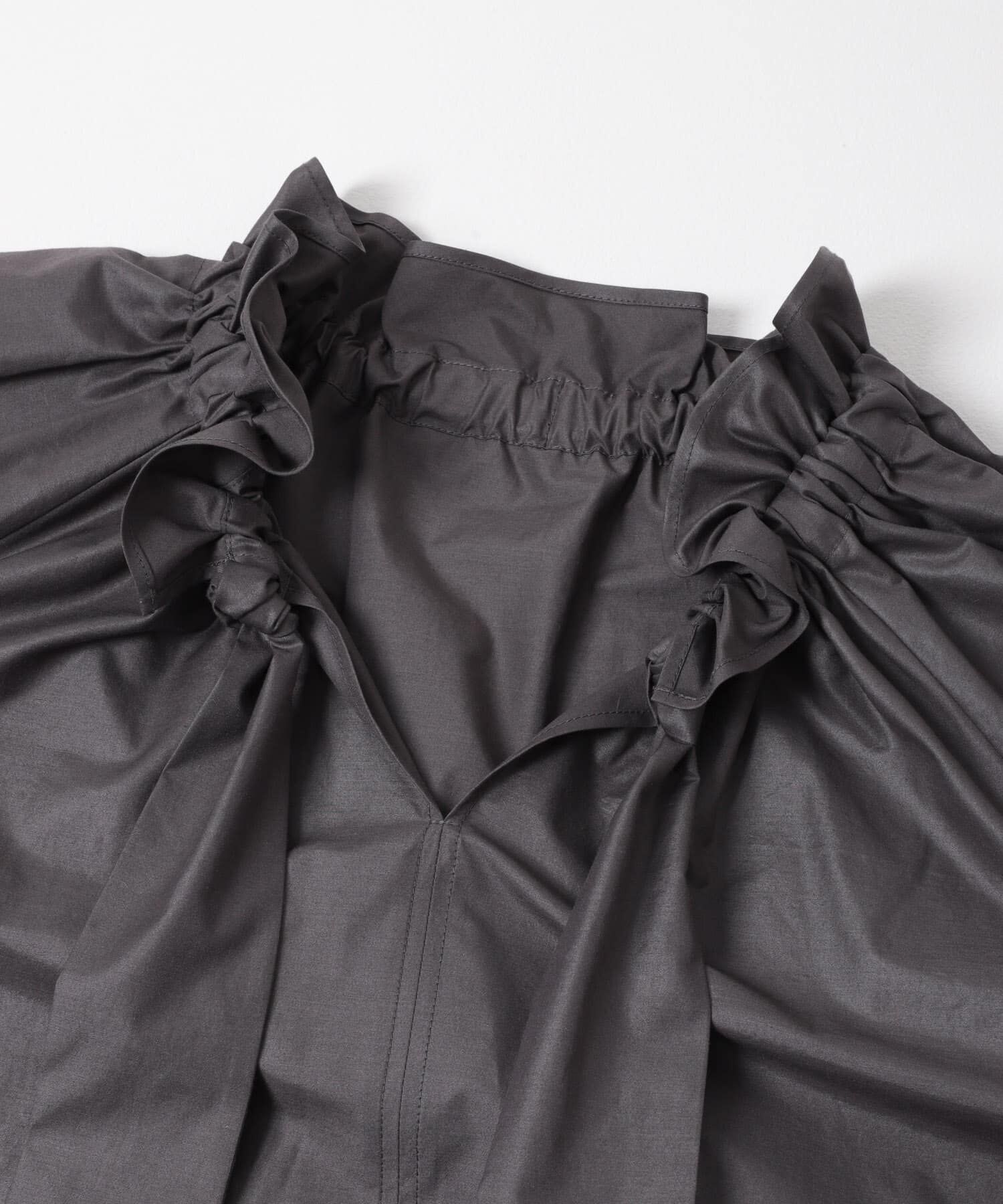 URBAN RESEARCH ROSSO「フリルネックシャツブラウス」|シャツ・ブラウス|