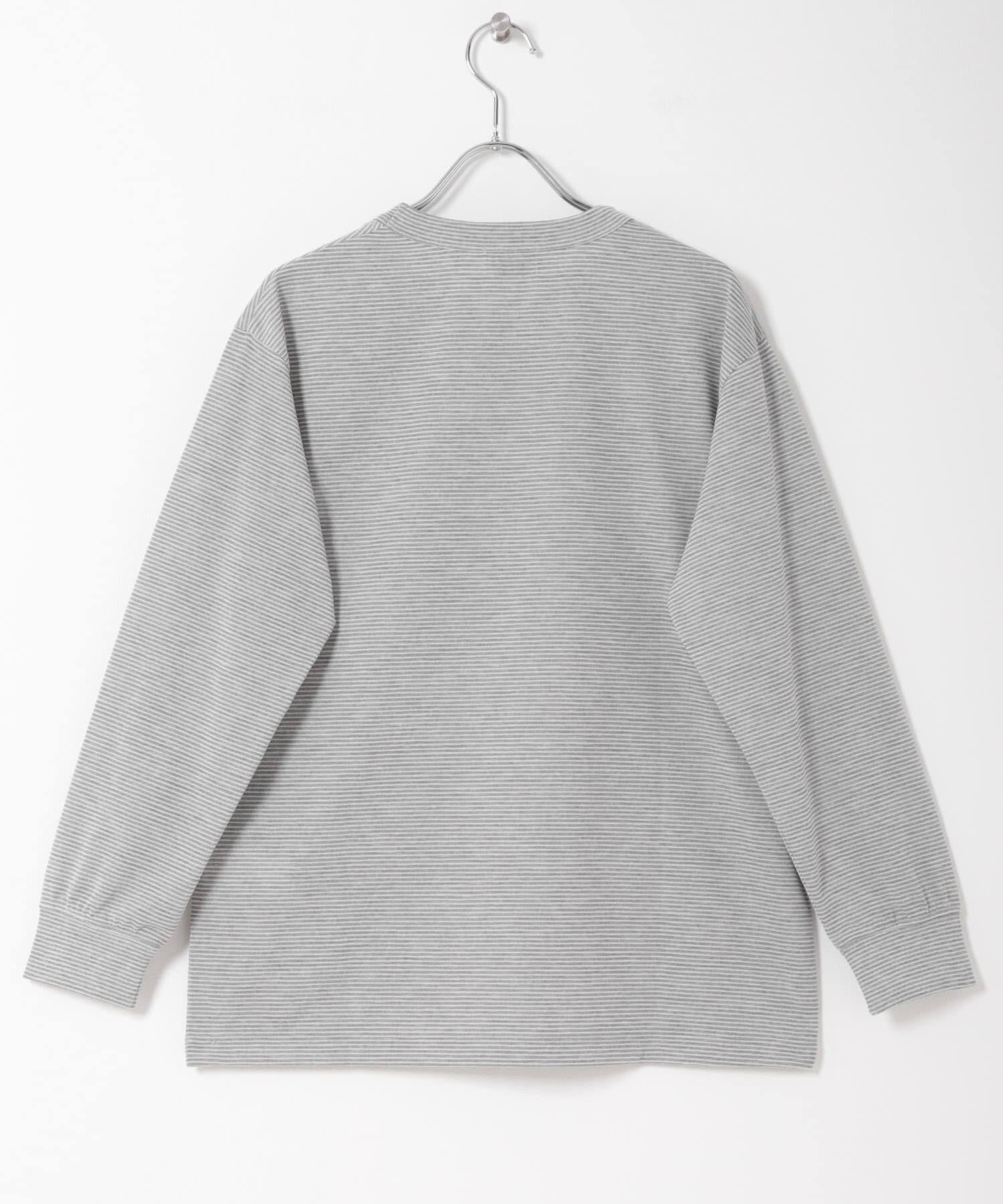 URBAN RESEARCH DOORS「FORK&SPOON　CAVEボーダーロングスリーブTシャツ」|Tシャツ・カットソー|