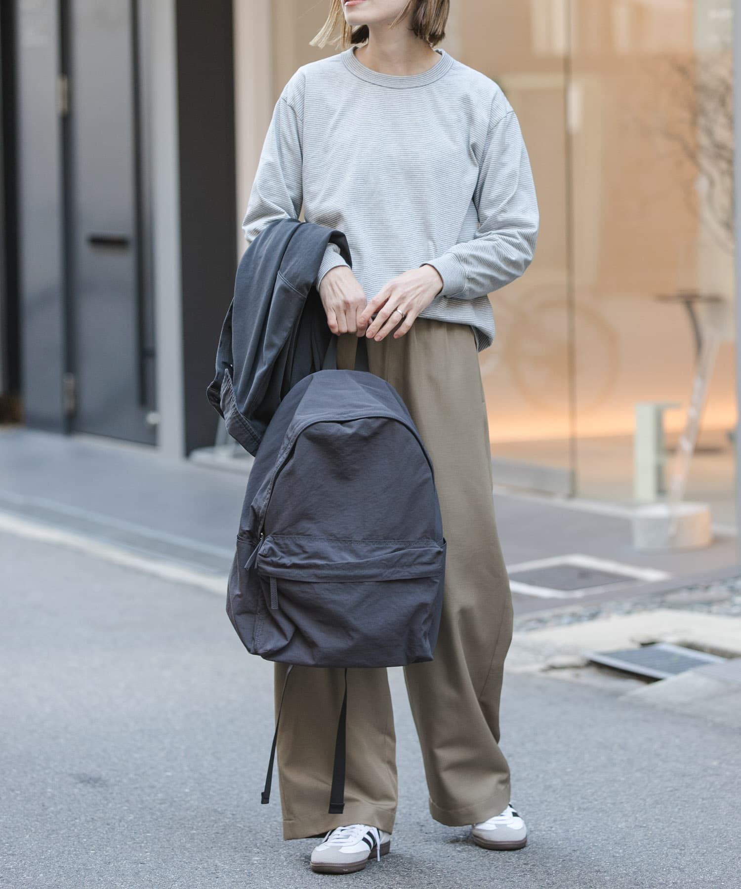 URBAN RESEARCH DOORS「FORK&SPOON　CAVEボーダーロングスリーブTシャツ」|Tシャツ・カットソー|