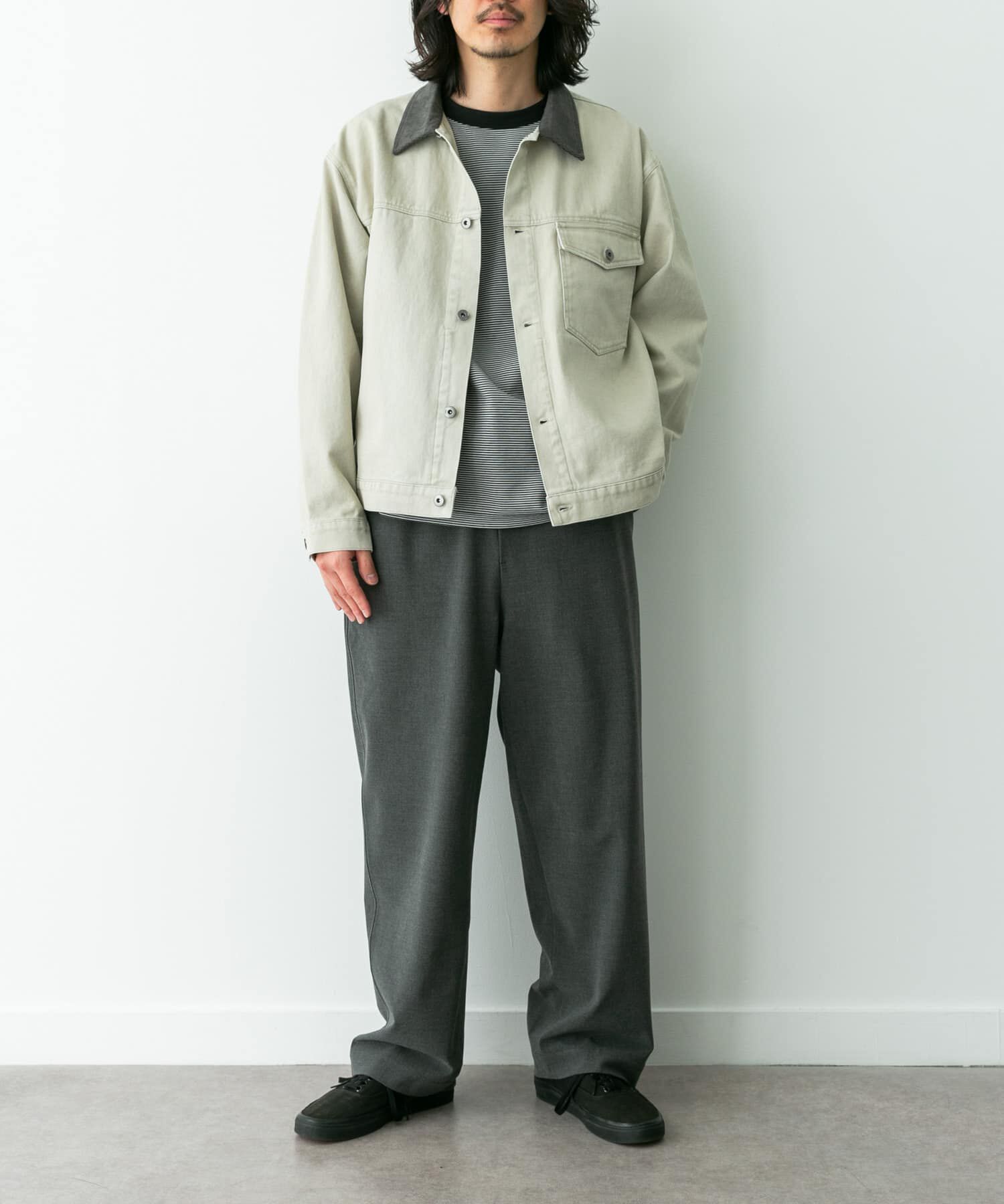 Sonny Label 「ウォッシュドツイル襟切替ジャケット」|ブルゾン・スタジャン|