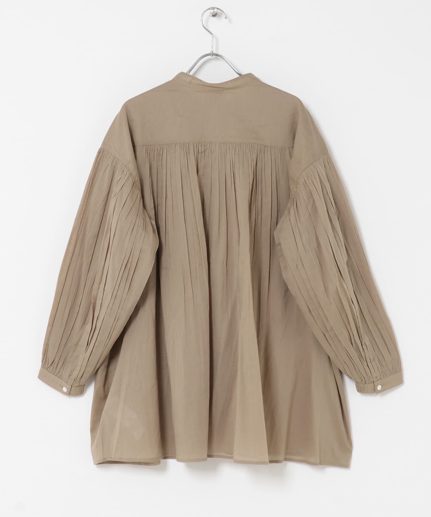 URBAN RESEARCH DOORS「コットンボイルギャザーブラウス」|シャツ・ブラウス|