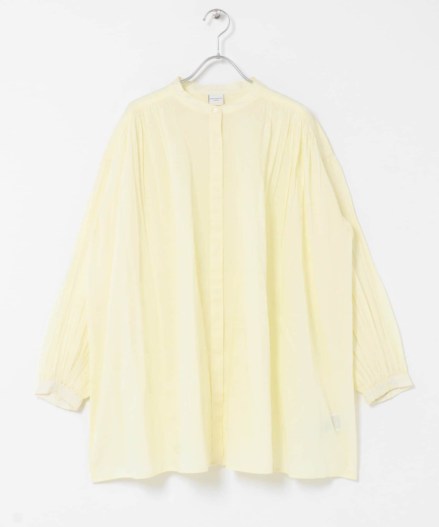 URBAN RESEARCH DOORS「コットンボイルギャザーブラウス」|シャツ・ブラウス|