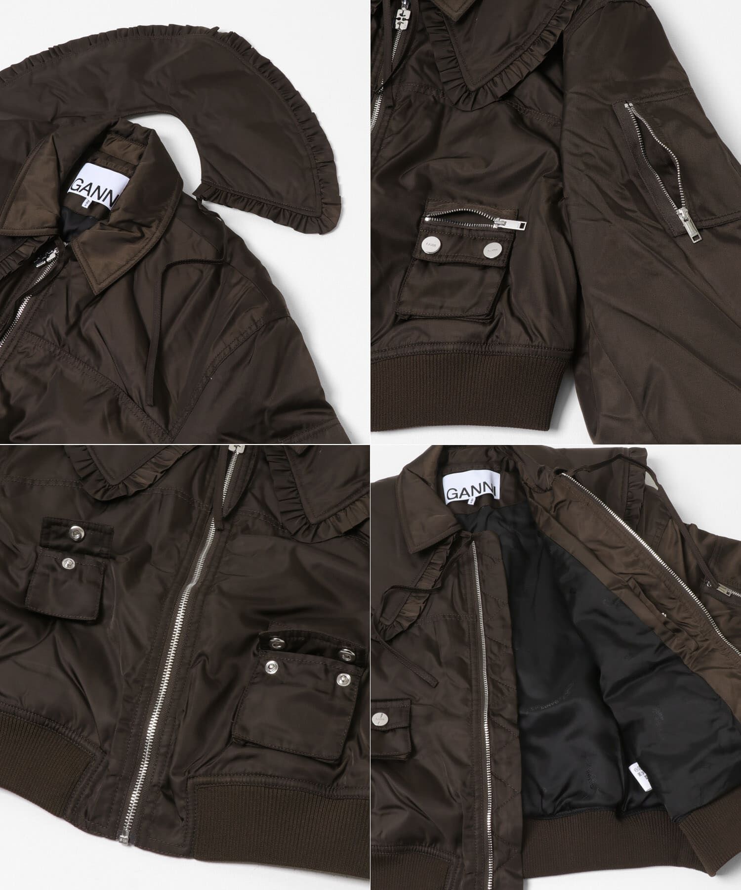 URBAN RESEARCH「GANNI　DUCHESSE NYLON BOMBER JACKET」|ダウン|