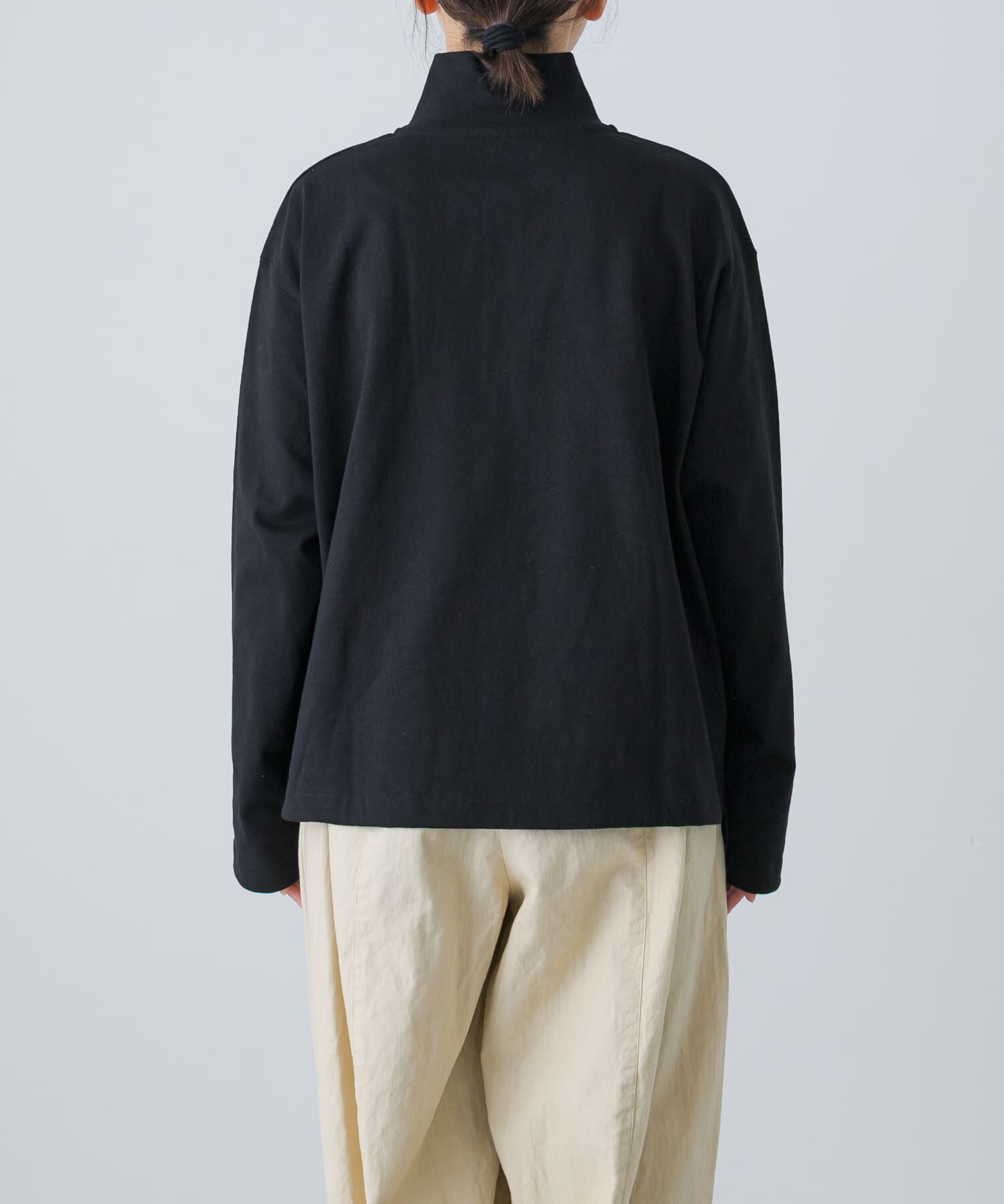 かぐれ「ハーフボタンプルオーバー」|Tシャツ・カットソー|