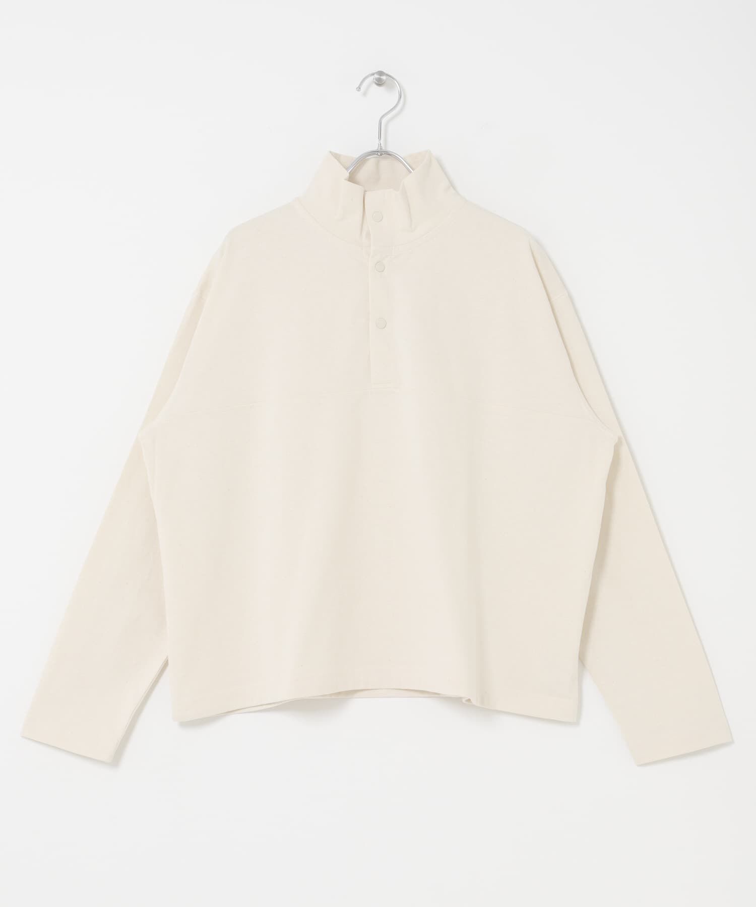 かぐれ「ハーフボタンプルオーバー」|Tシャツ・カットソー|