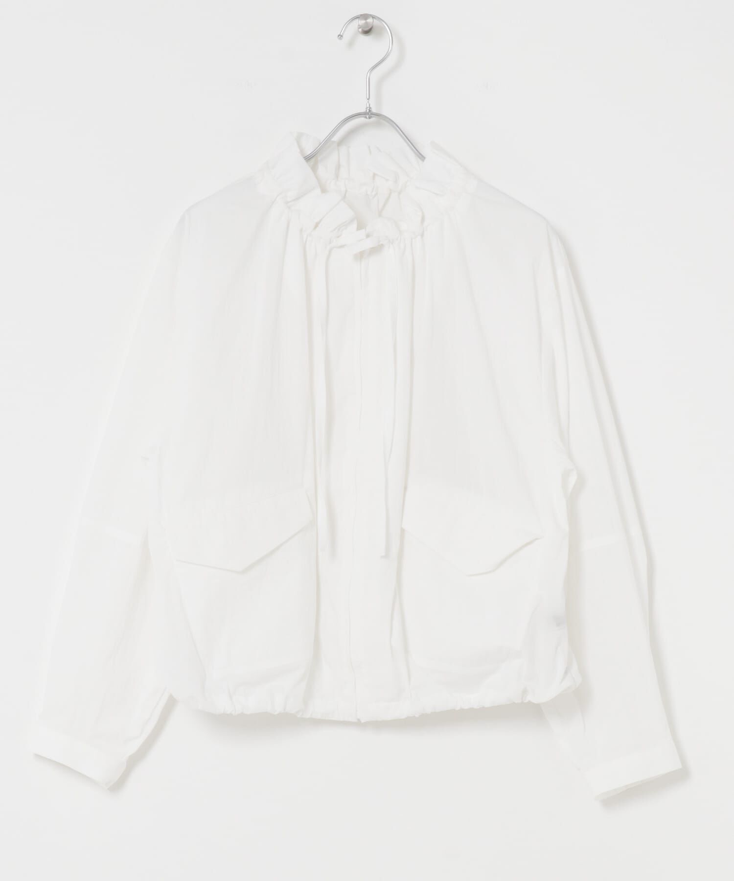 URBAN RESEARCH ROSSO「フロントジップフリルブラウス」|シャツ・ブラウス|