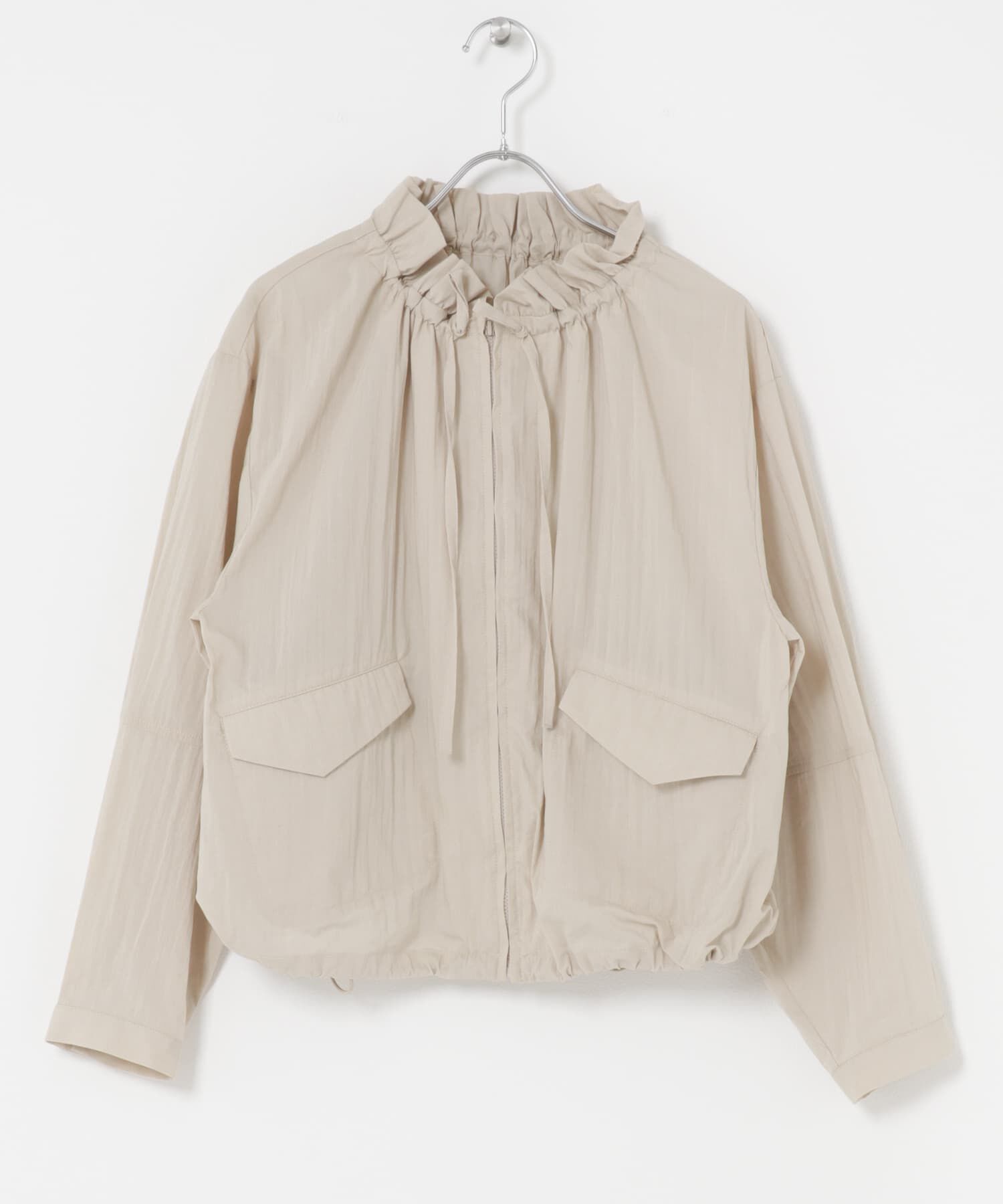 URBAN RESEARCH ROSSO「フロントジップフリルブラウス」|シャツ・ブラウス|