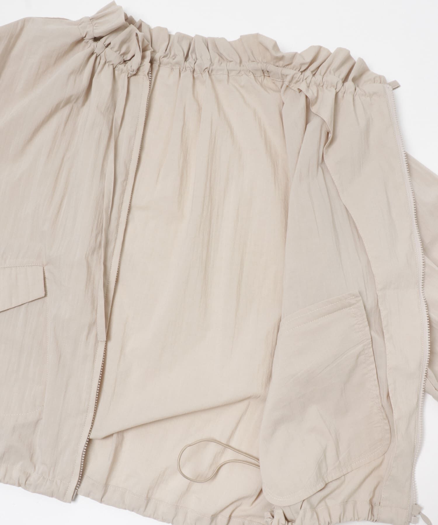 URBAN RESEARCH ROSSO「フロントジップフリルブラウス」|シャツ・ブラウス|