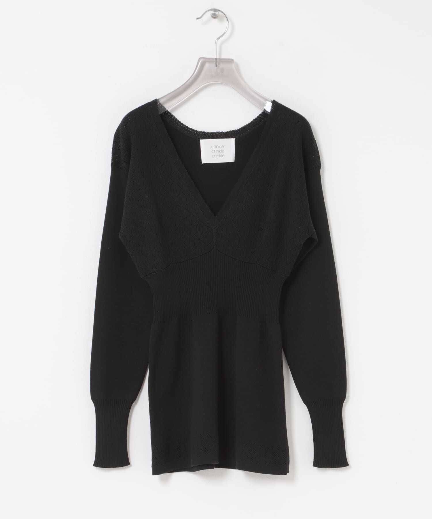 URBAN RESEARCH「crinkle crinkle crinkle　GEOMETRIC JACQUARD KNIT」|ニット・セーター|