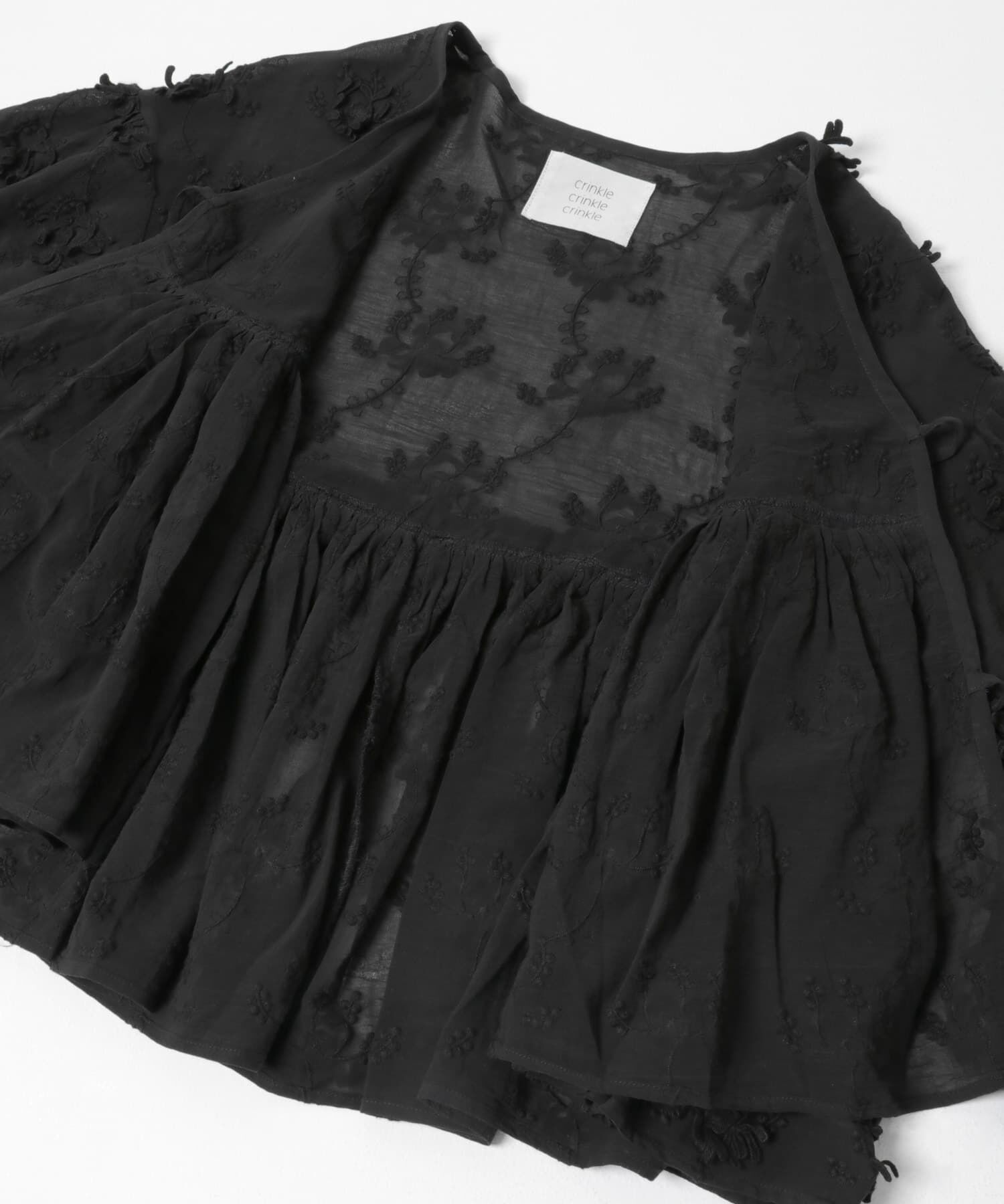 URBAN RESEARCH「crinkle crinkle crinkle　3D EMBROIDERY BOLERO」|シャツ・ブラウス|