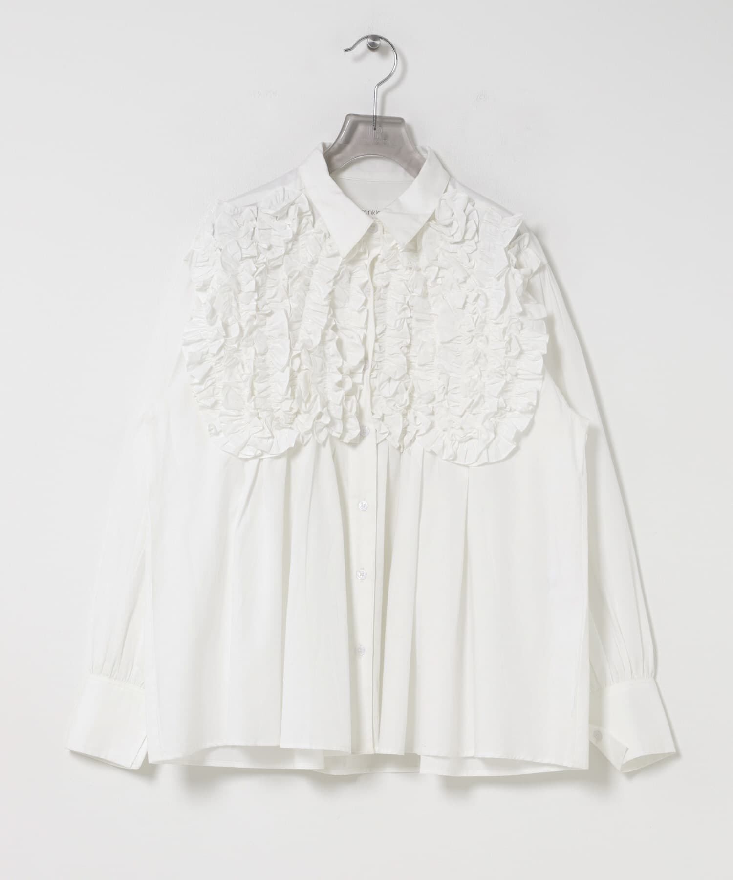 URBAN RESEARCH「crinkle crinkle crinkle　FRONT FRILL SHIRTS」|シャツ・ブラウス|
