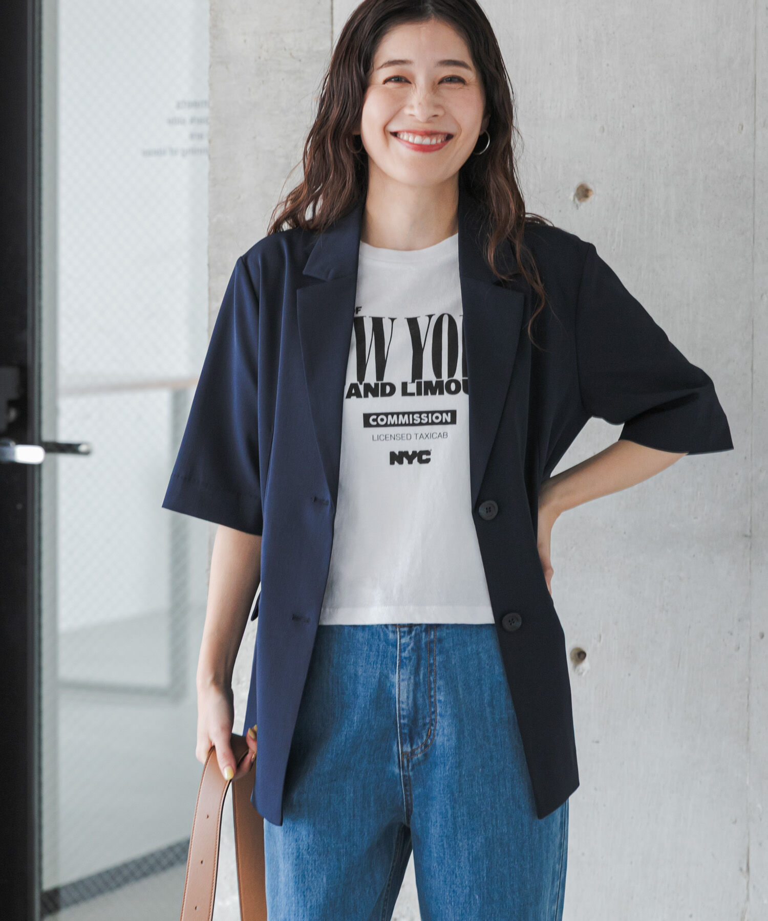 URBAN RESEARCH DOORS「『UR TECH』完声/涼 ハーフスリーブジャケット」|その他|