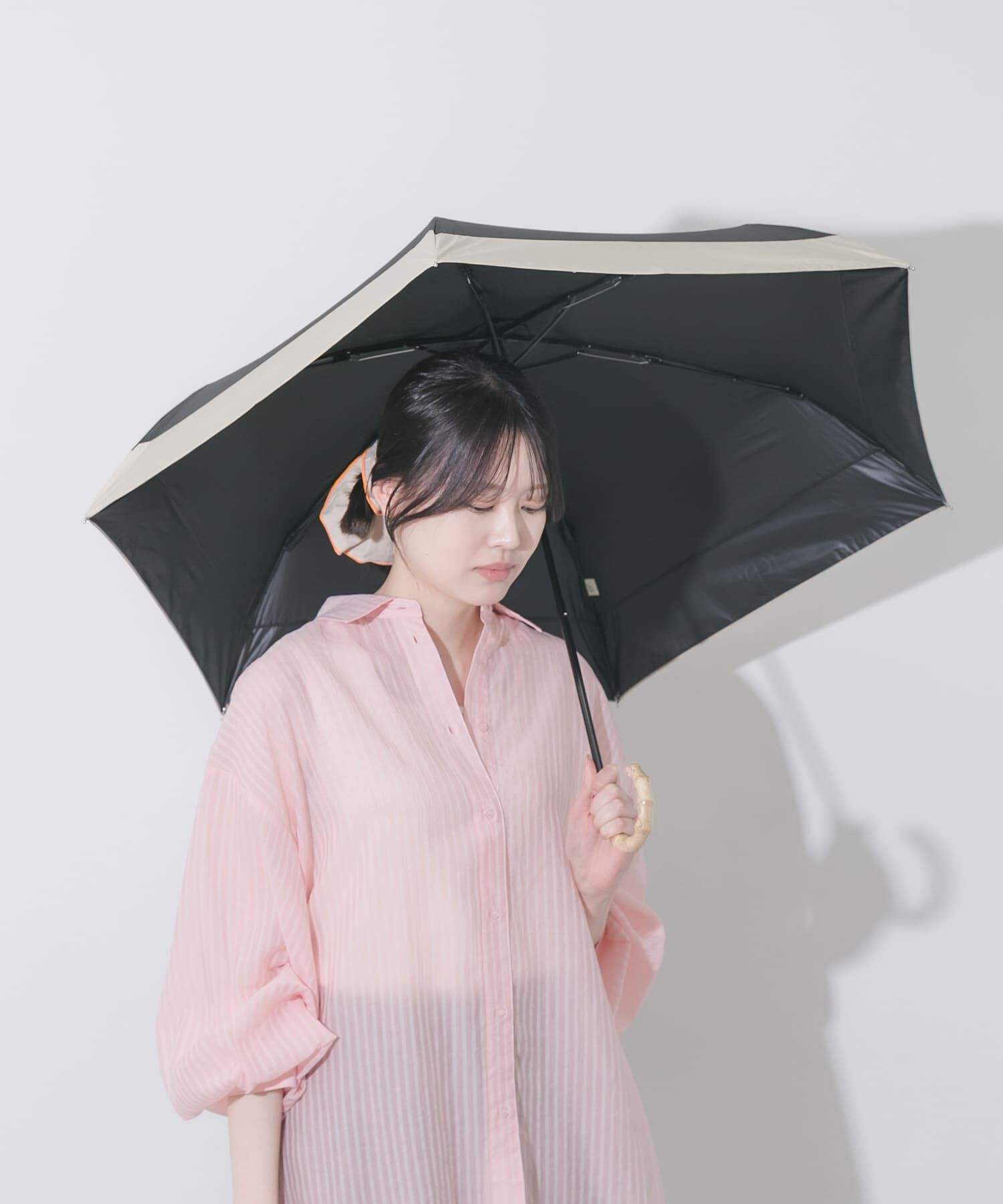 SMELLY「because　晴雨兼用バイカラーミニ」|傘|