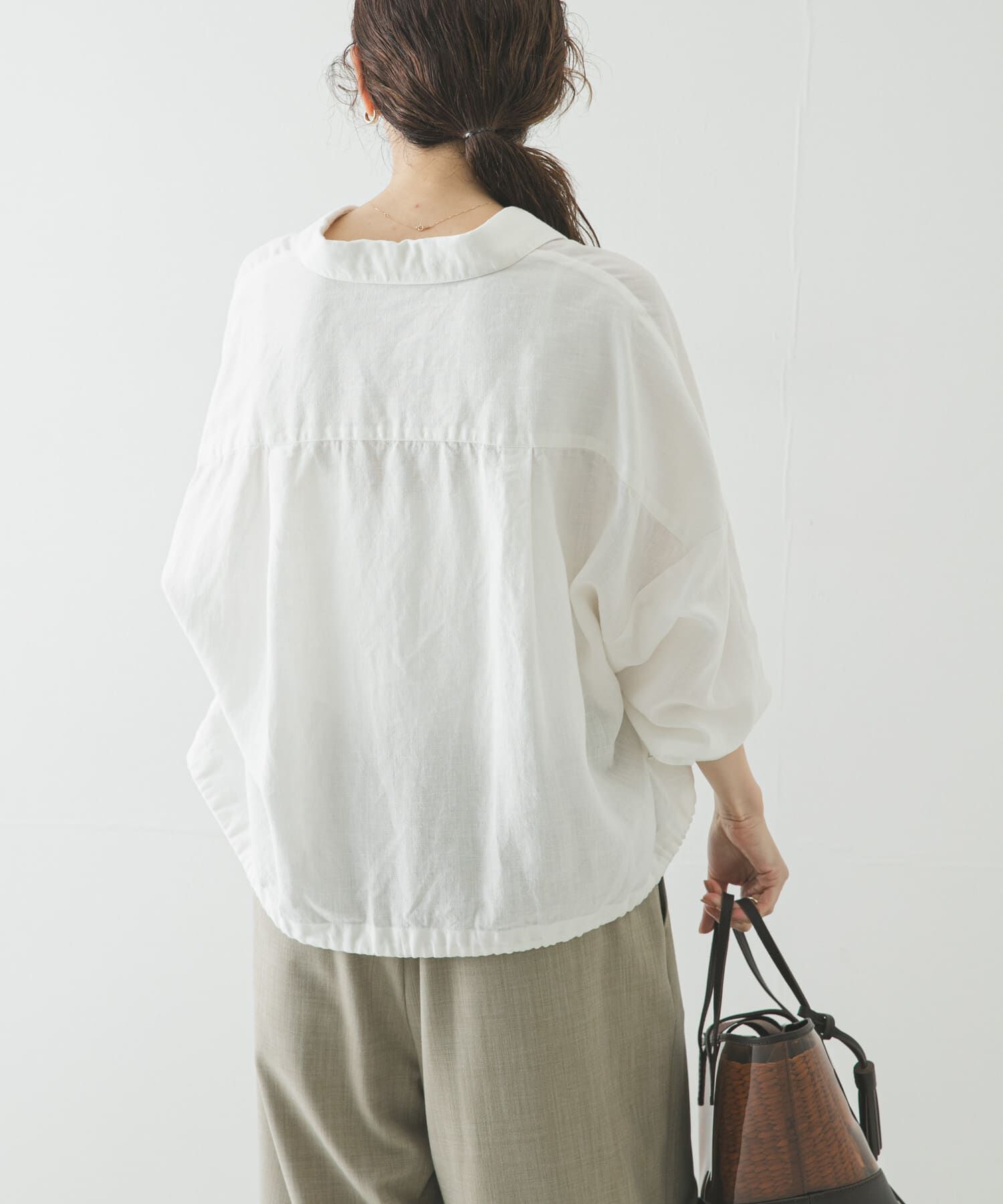 URBAN RESEARCH「ラミーレーヨンワイドショートシャツ」|シャツ・ブラウス|