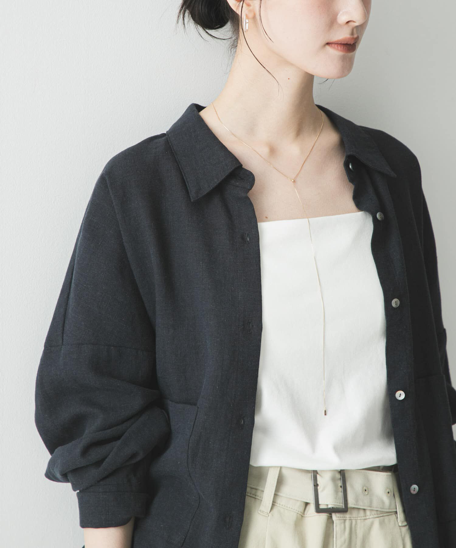 URBAN RESEARCH「ラミーレーヨンワイドショートシャツ」|シャツ・ブラウス|