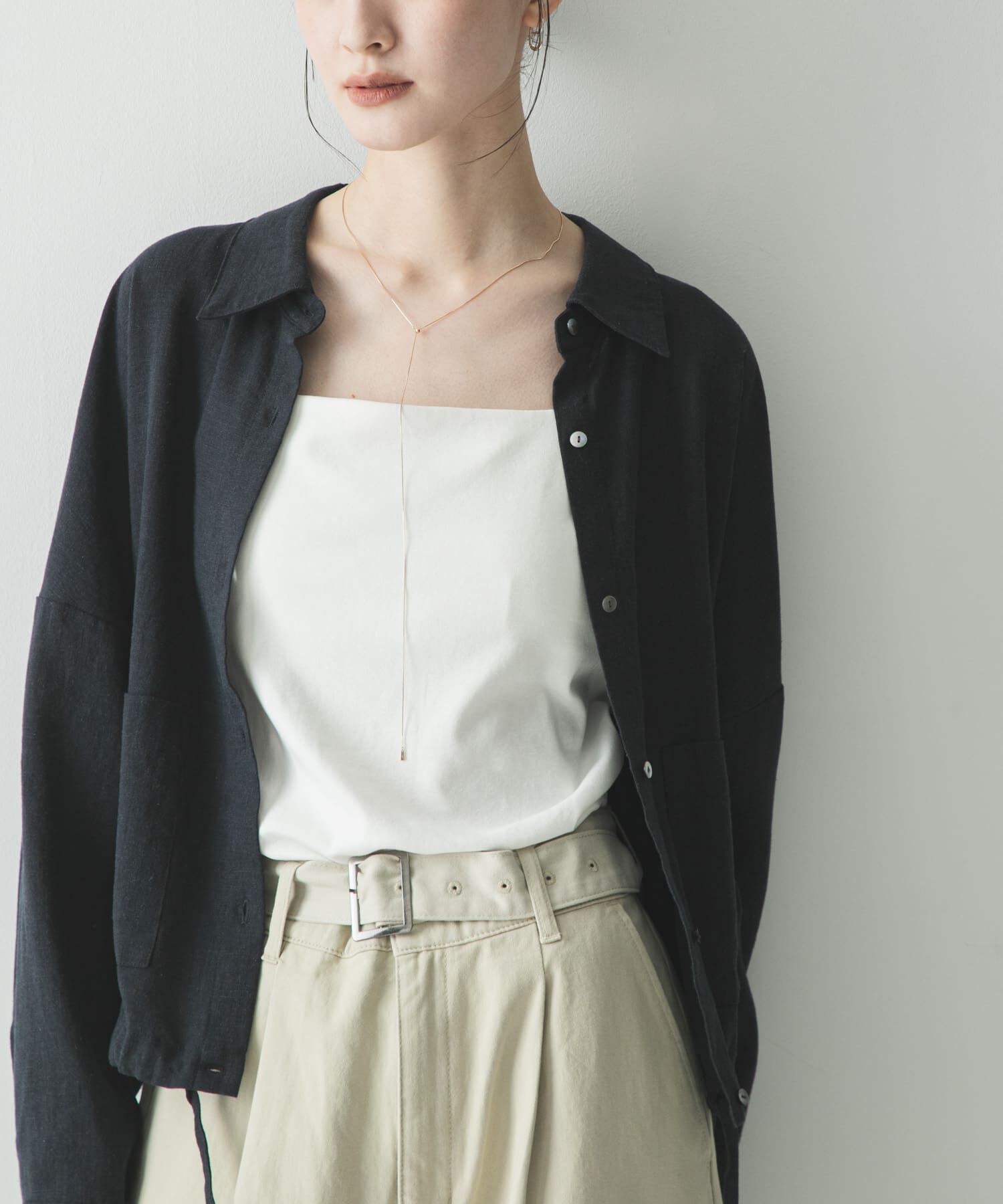 URBAN RESEARCH「ラミーレーヨンワイドショートシャツ」|シャツ・ブラウス|