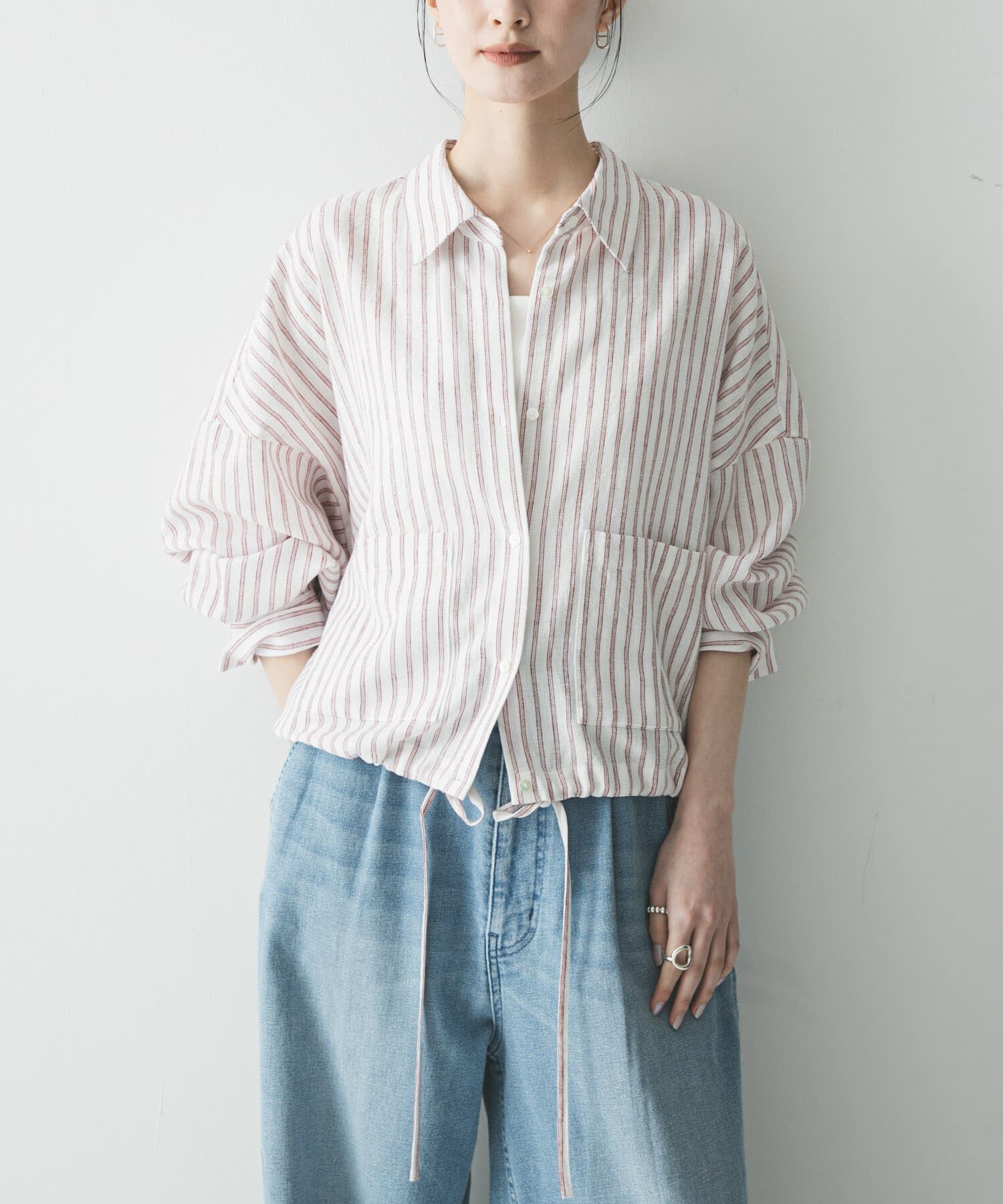 URBAN RESEARCH「ラミーレーヨンワイドショートシャツ」|シャツ・ブラウス|