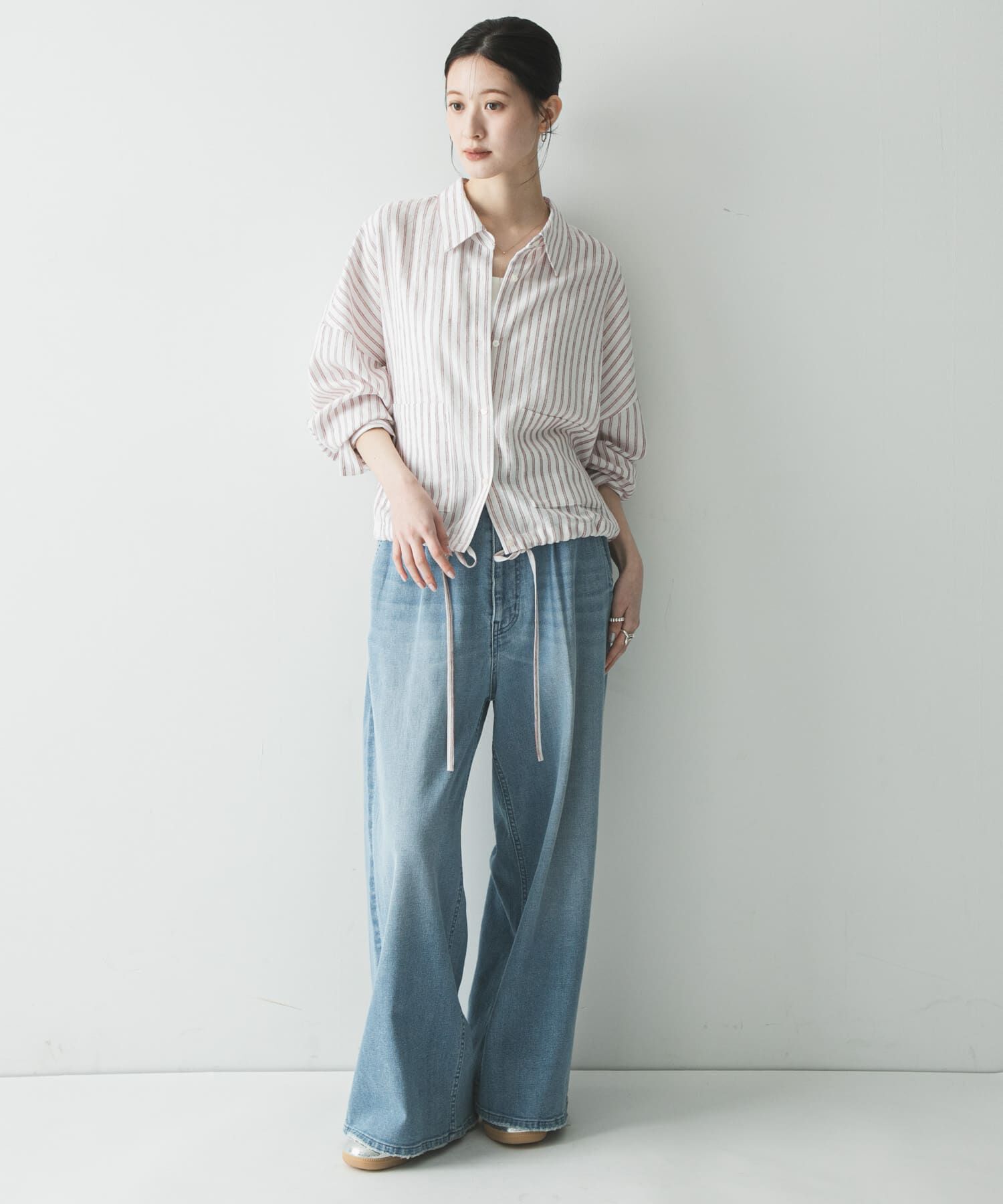 URBAN RESEARCH「ラミーレーヨンワイドショートシャツ」|シャツ・ブラウス|