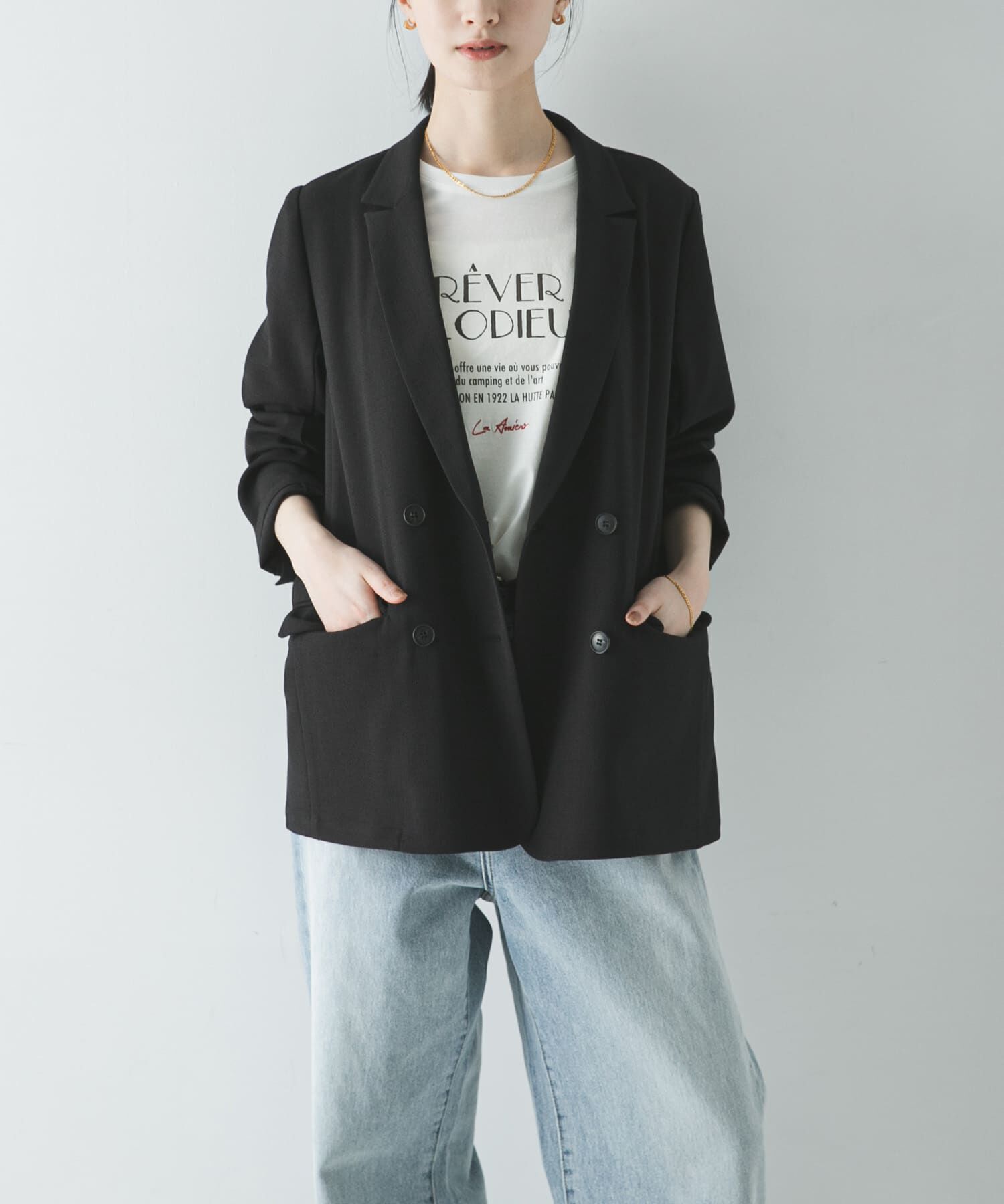 URBAN RESEARCH「ダブルブレストメッシュジャケット」|その他|