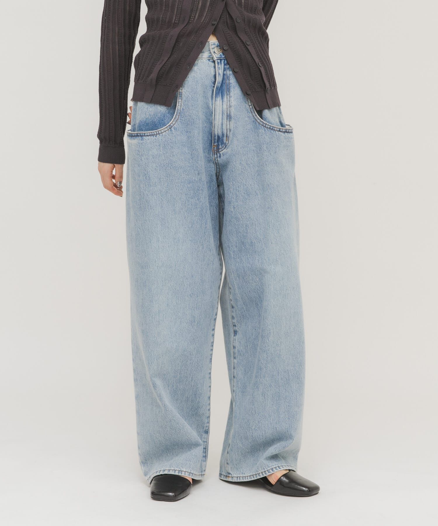  「『3サイズ展開』BIGポケットデザインデニム」|デニム|